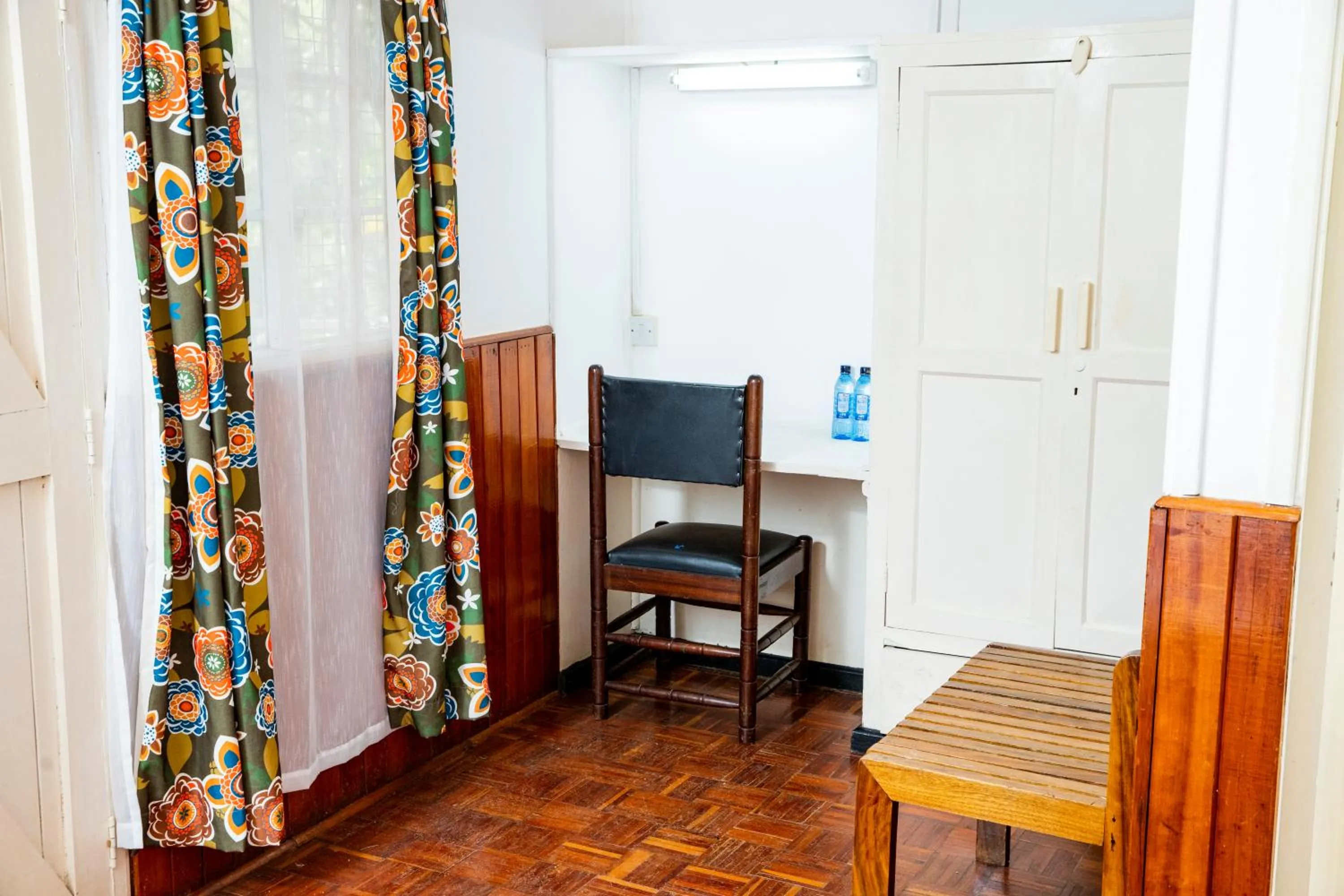 Seating area in Naro Moru River Lodge