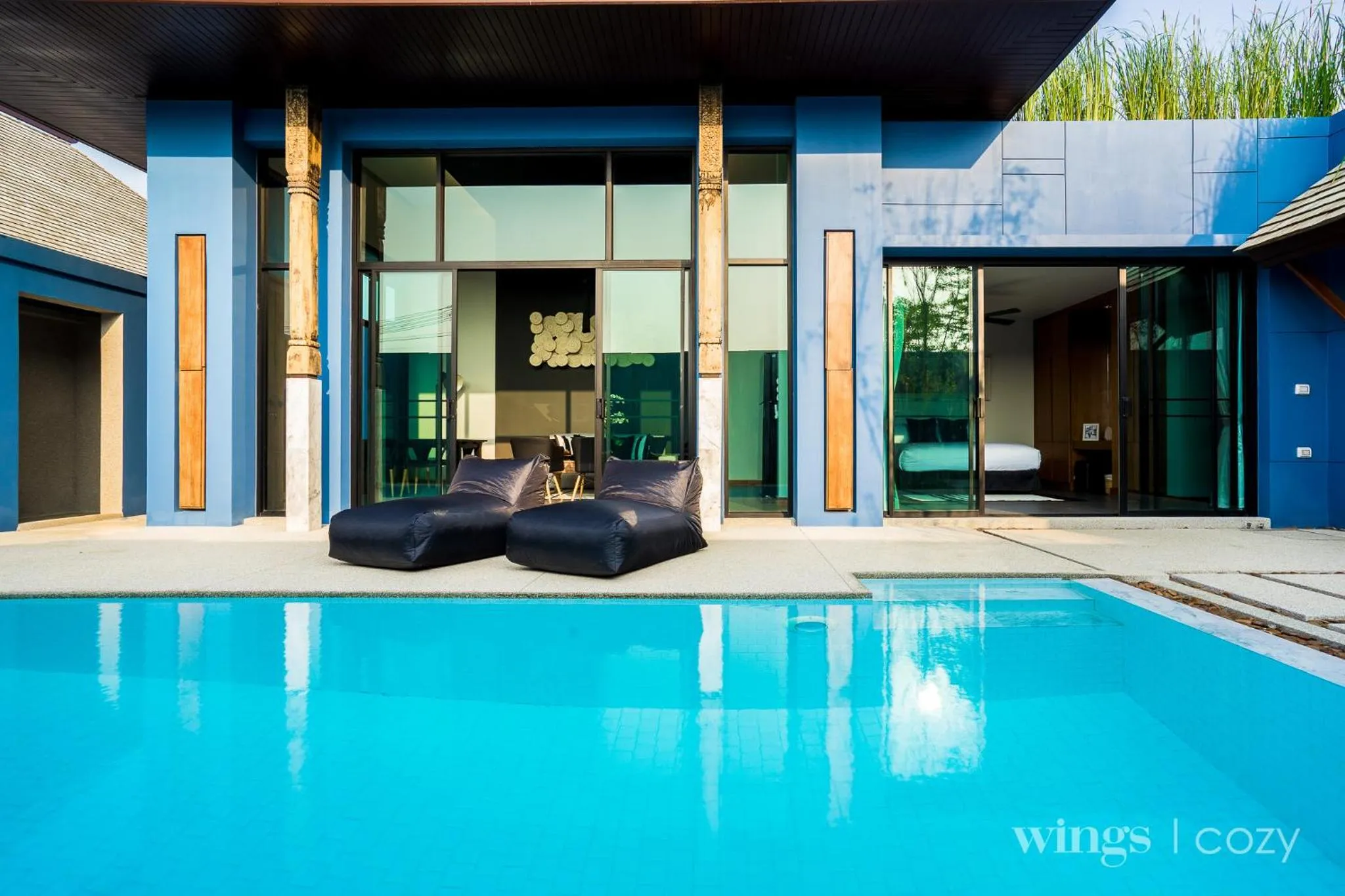 Text overlay in Wings Phuket Villa by Two Villas HOLIDAY