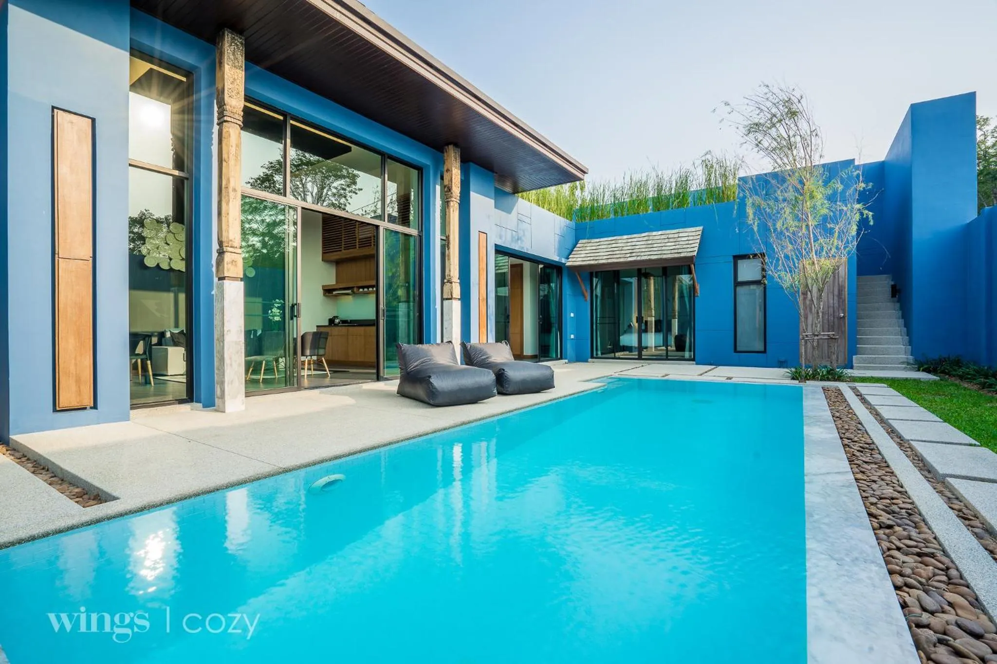 Text overlay in Wings Phuket Villa by Two Villas HOLIDAY