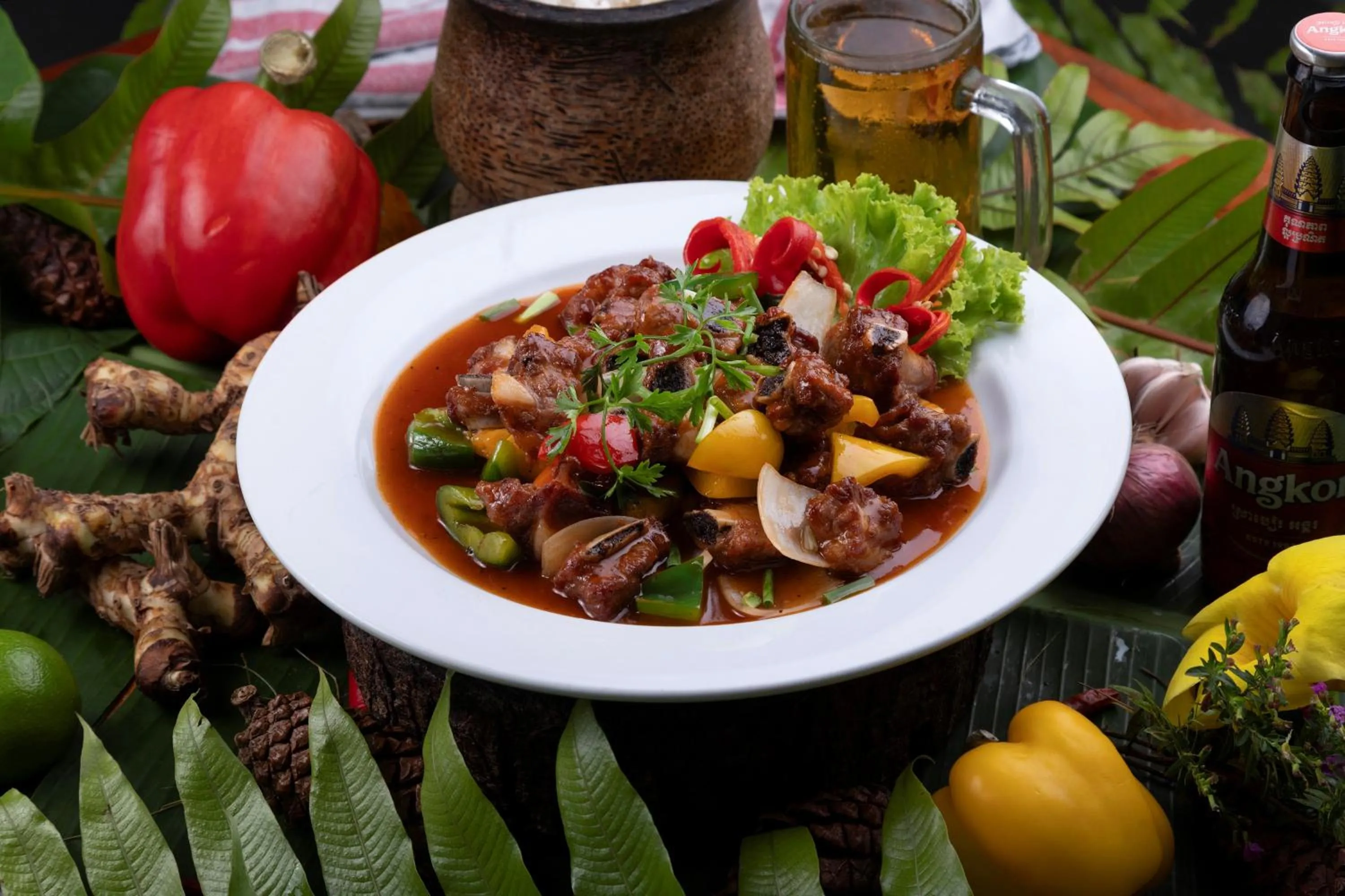 Food in Romdoul Kirirom Resort by EHM