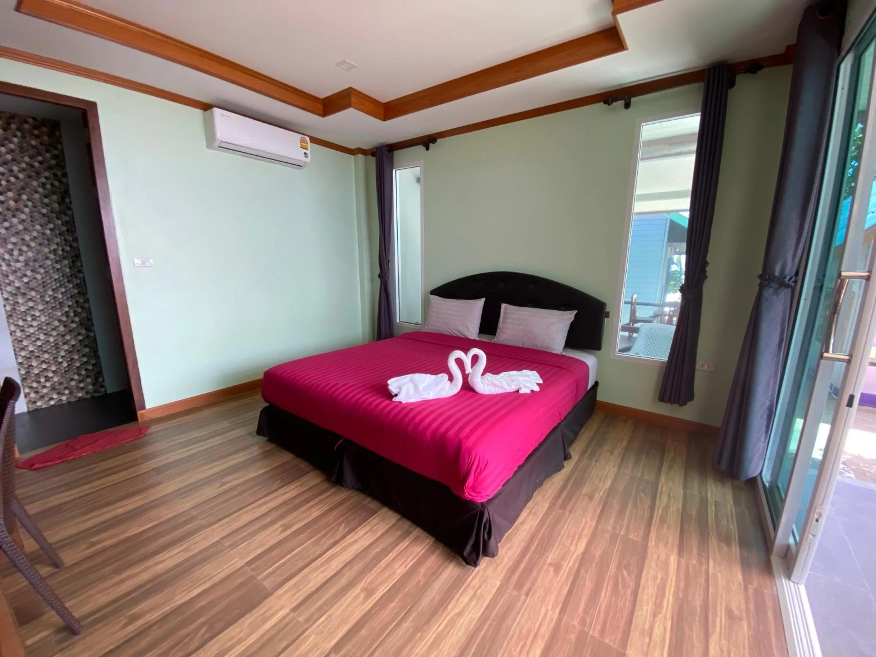 Bed in Sangaroon Bungalow