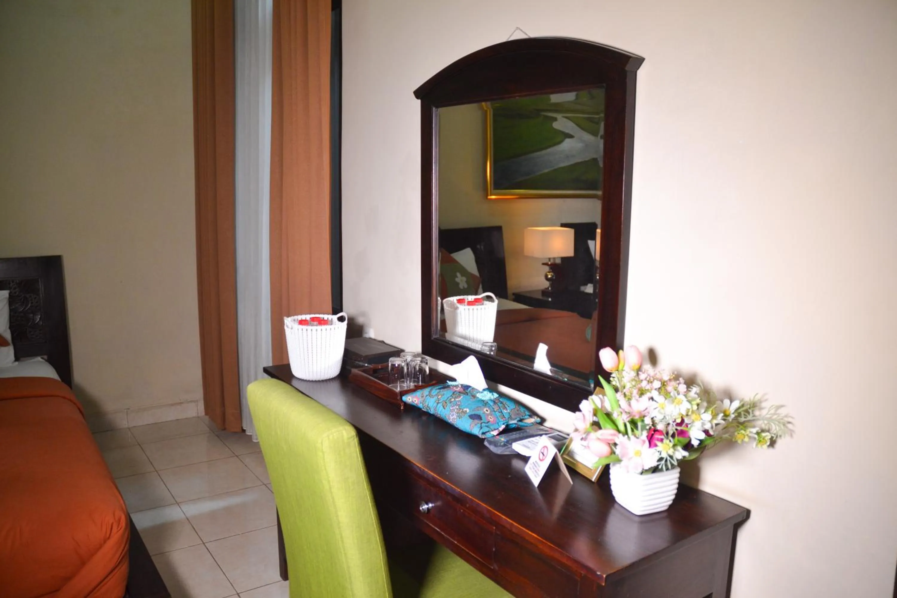 Seating area in Roemah Canting Homestay