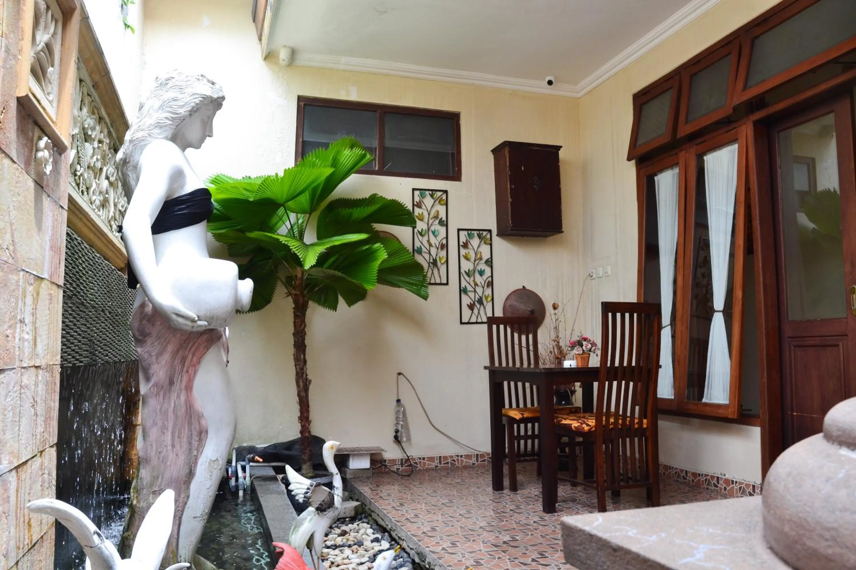 Seating area in Roemah Canting Homestay