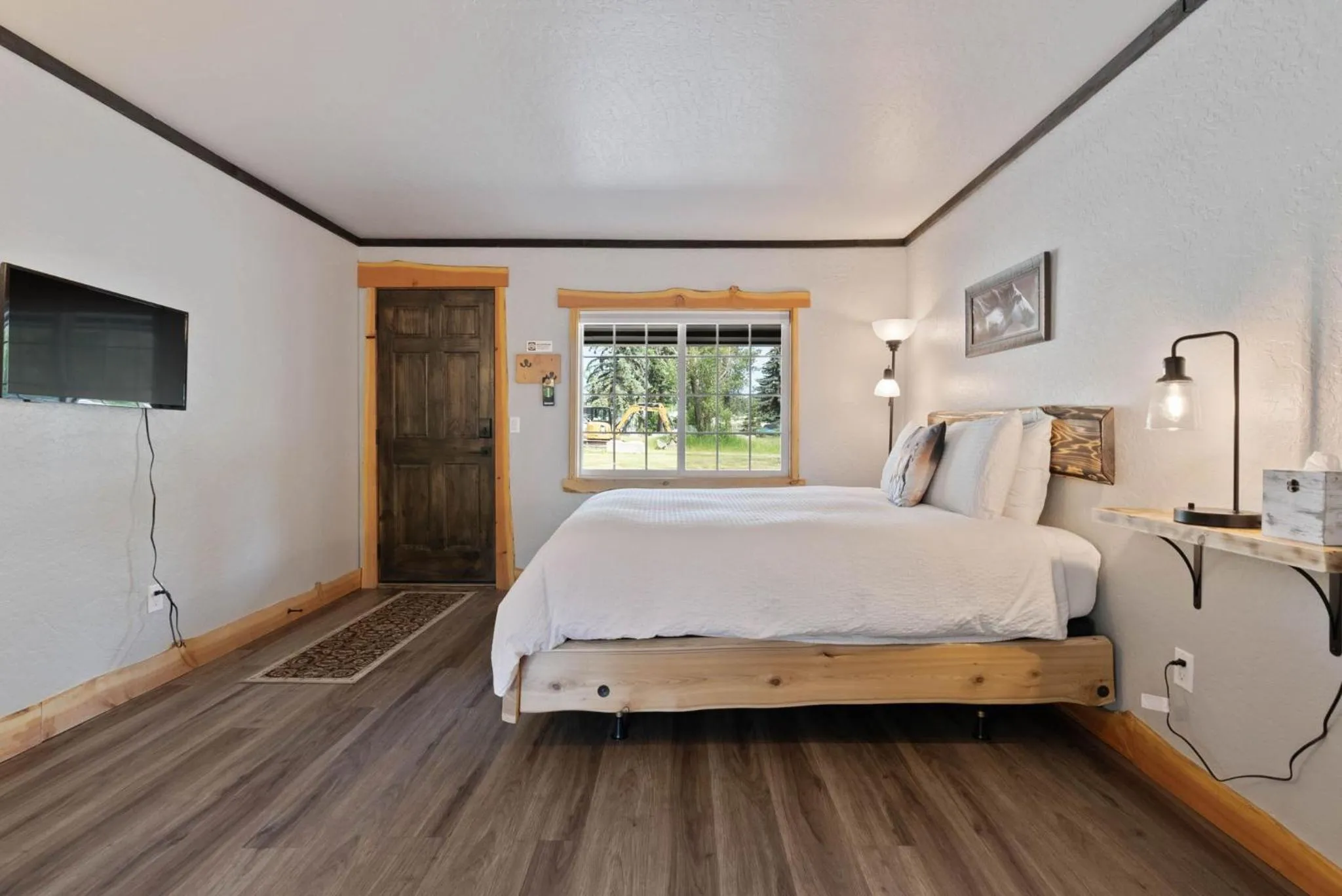 Bed in Lake Village Lodge