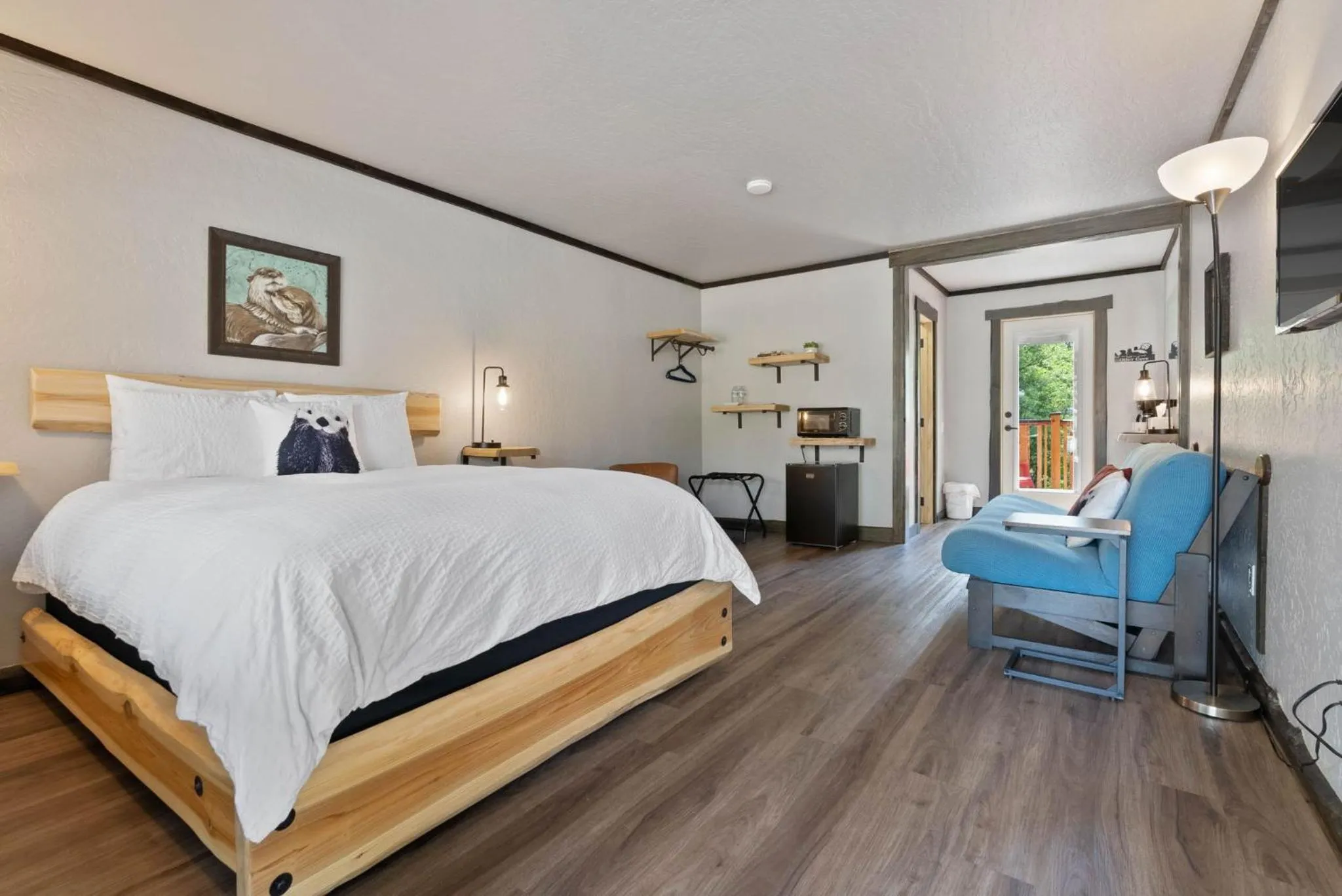 Bed in Lake Village Lodge