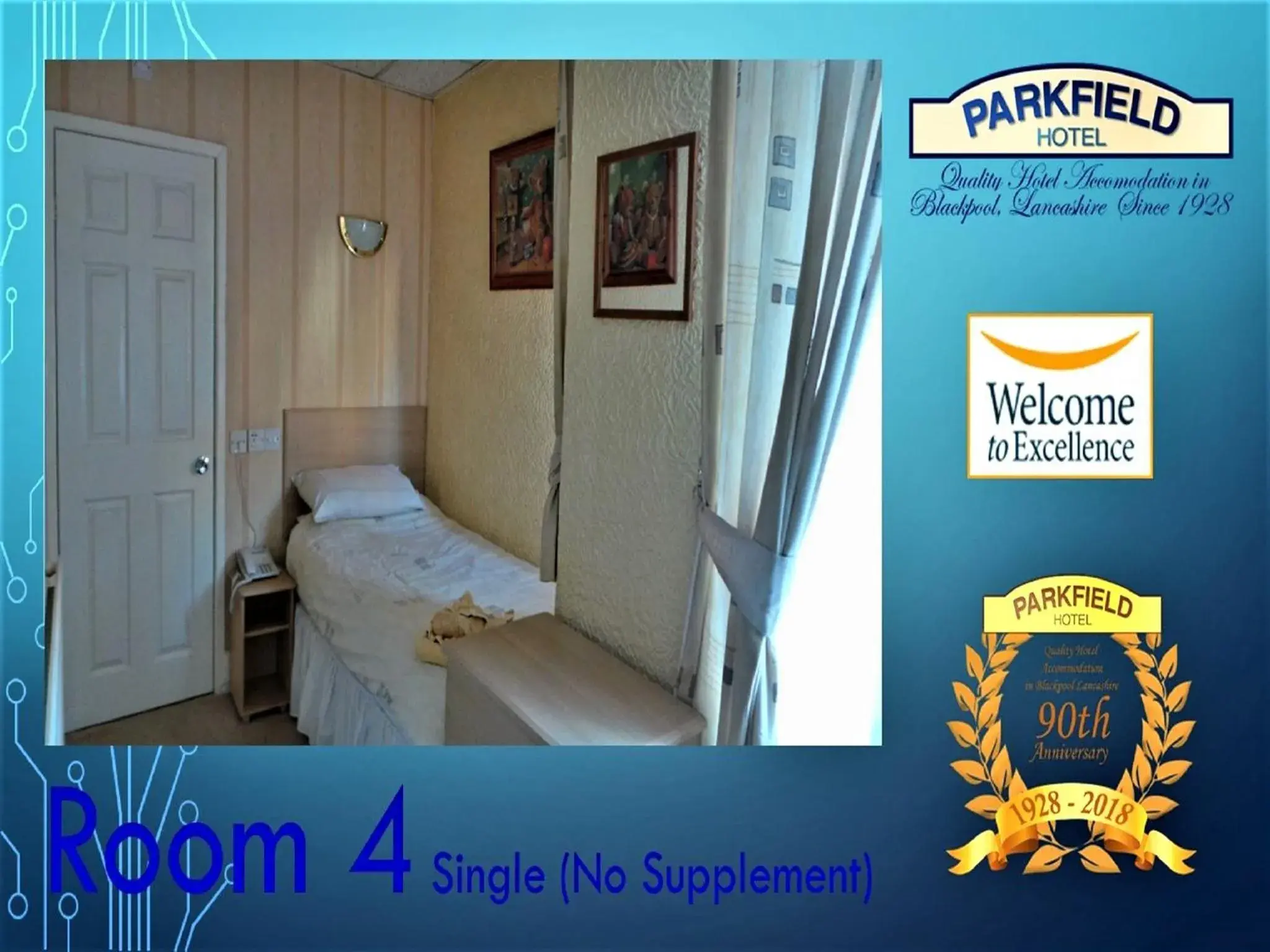Single Room with Private Bathroom in Parkfield Hotel Single Room with Private Bathroom in Parkfield Hotel