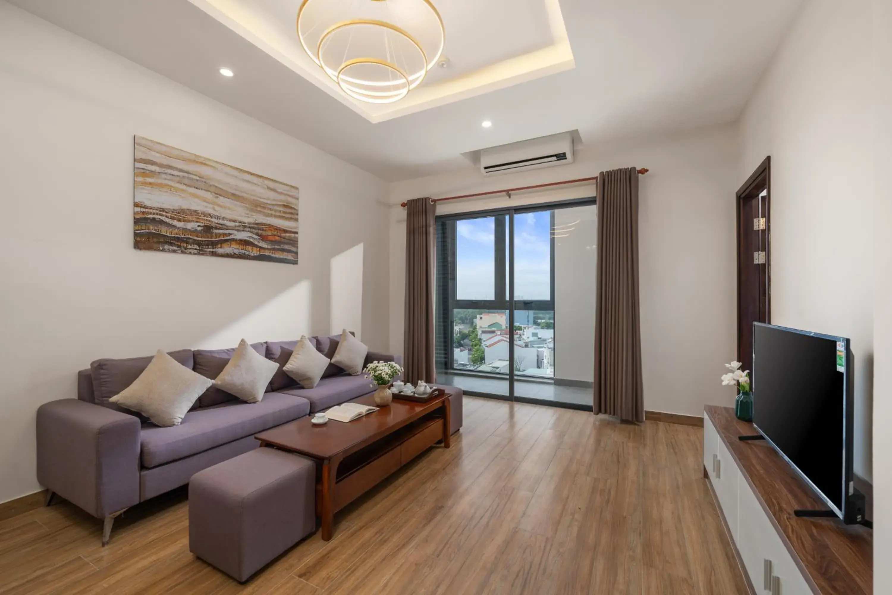 Living room in ATP Galaxy Hotel & Apartment Danang Living room in ATP Galaxy Hotel & Apartment Danang