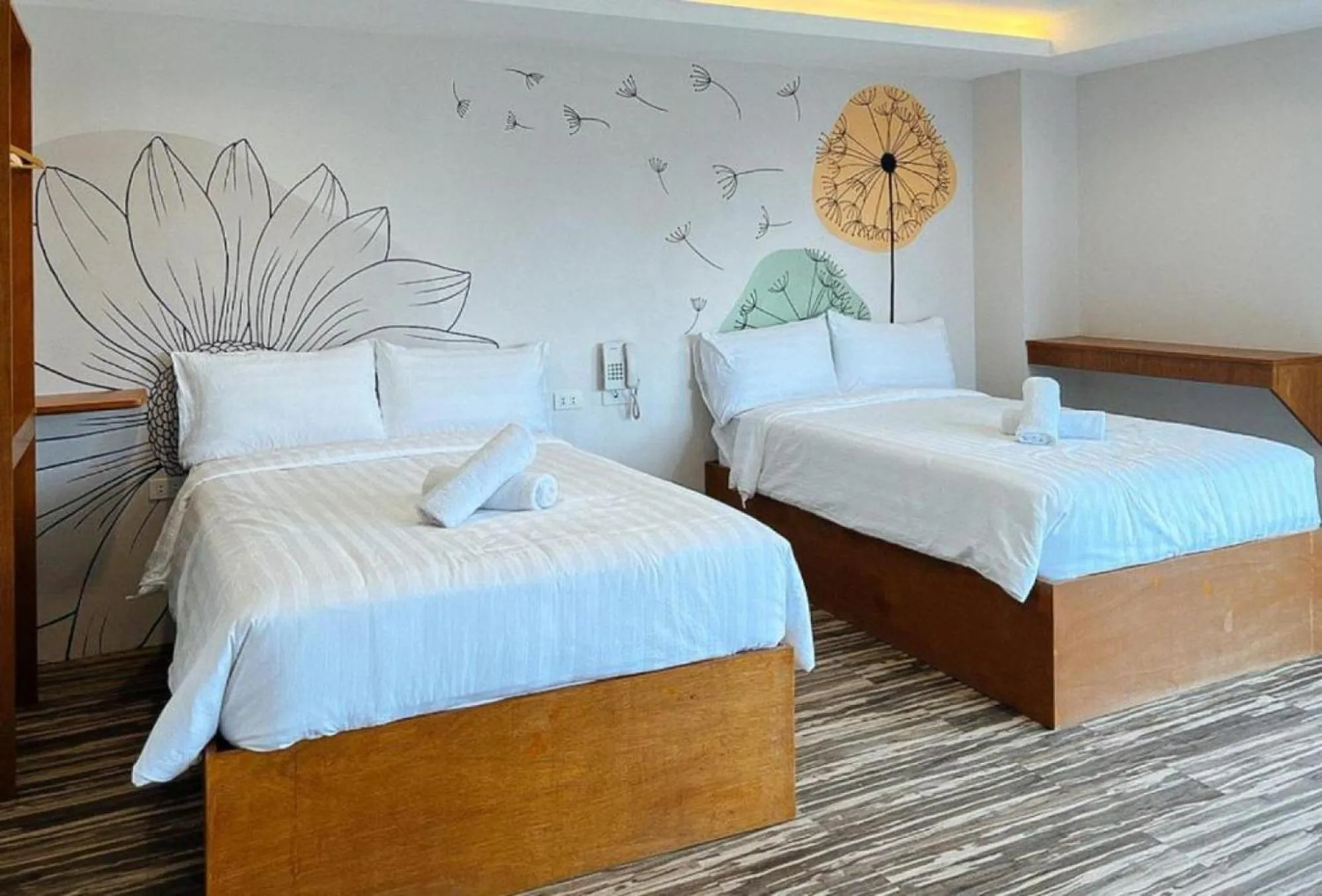 Bed in Lea Robert Hotel Angeles Pampanga by RedDoorz