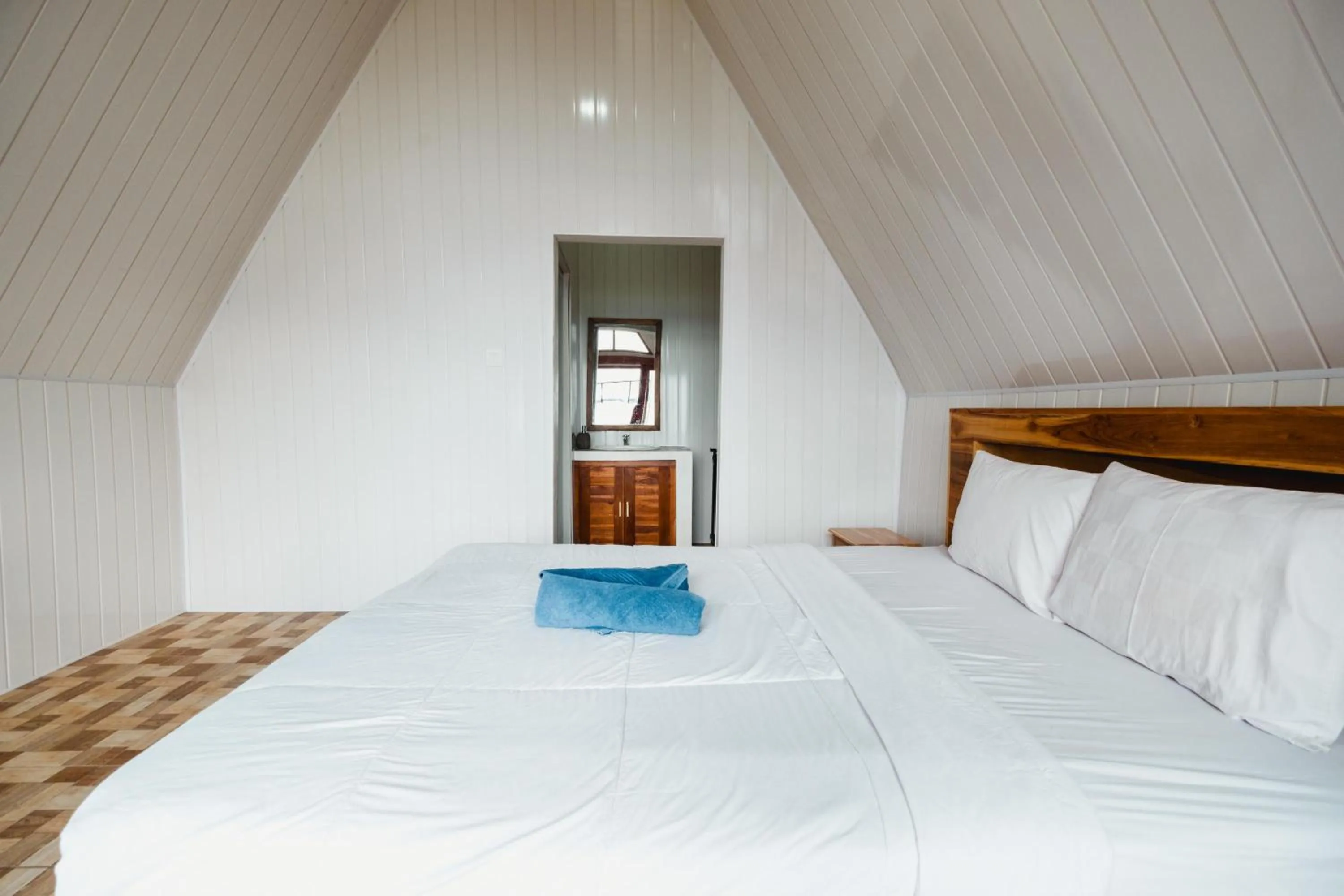 Bed in Popitan Garden Campground & Glamping Bedugul