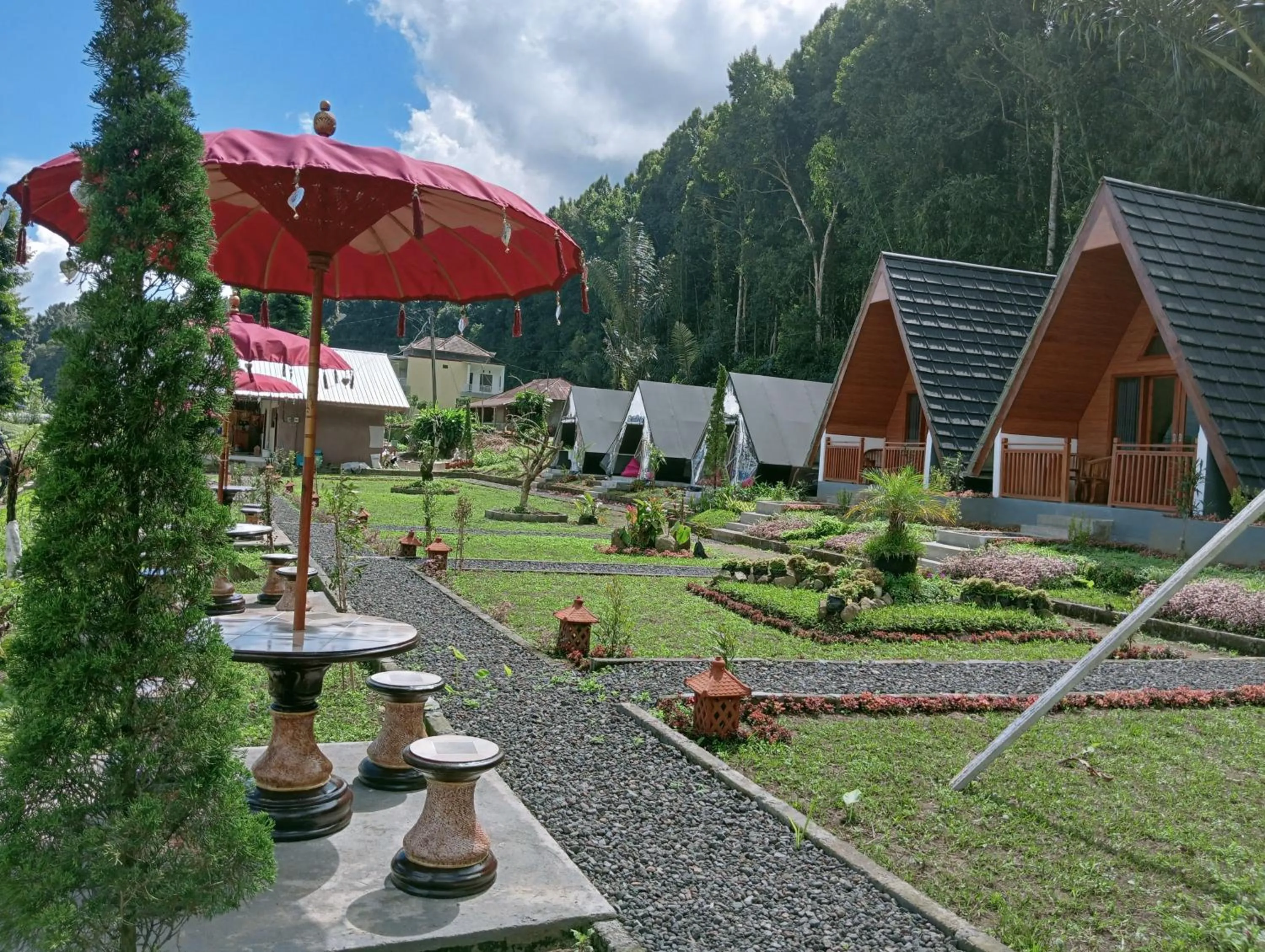 Property building in Popitan Garden Campground & Glamping Bedugul
