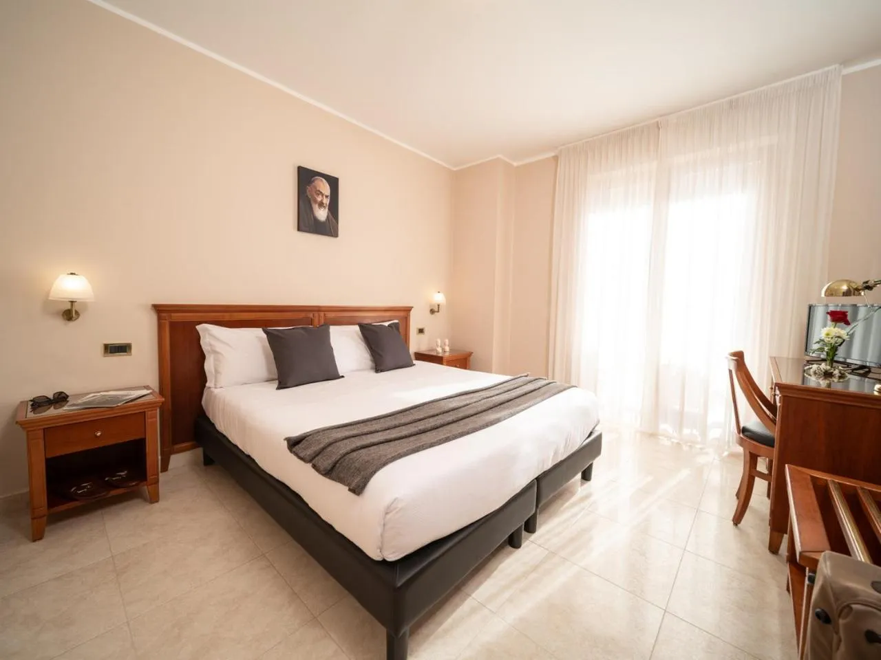 Bed in Hotel SAN PIO