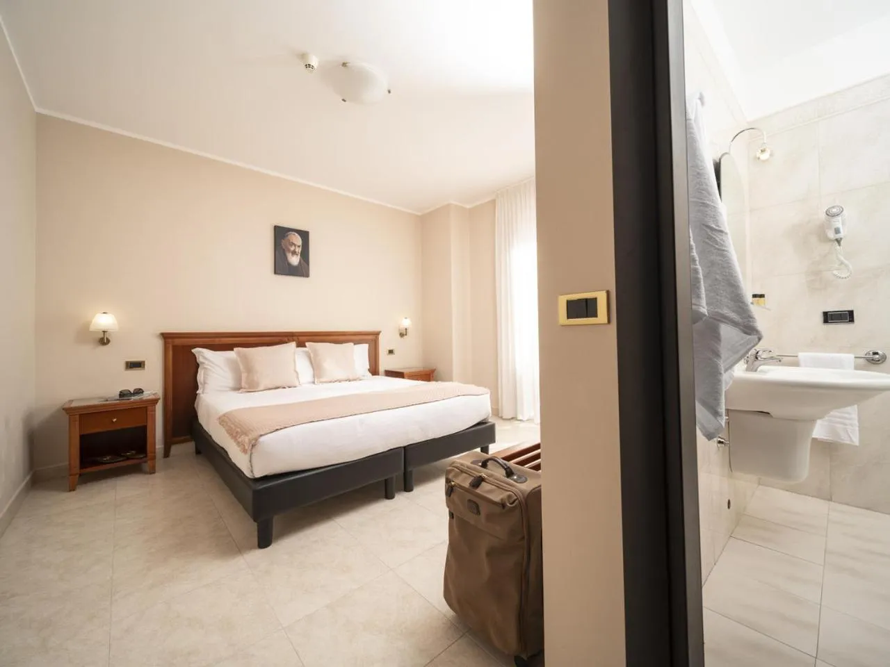 Bed in Hotel SAN PIO