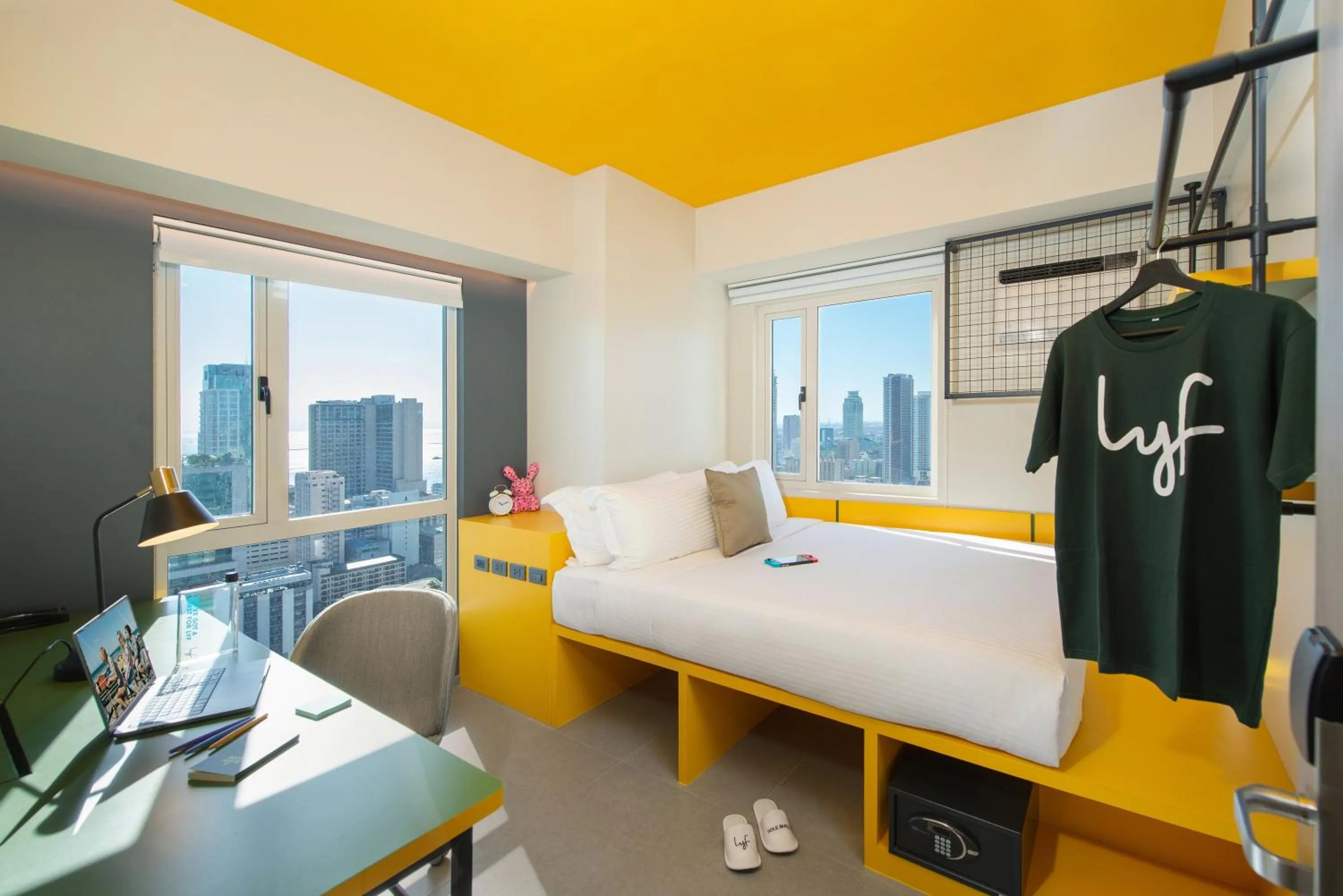 Bedroom, Bed in lyf Malate Manila managed by The Ascott Limited