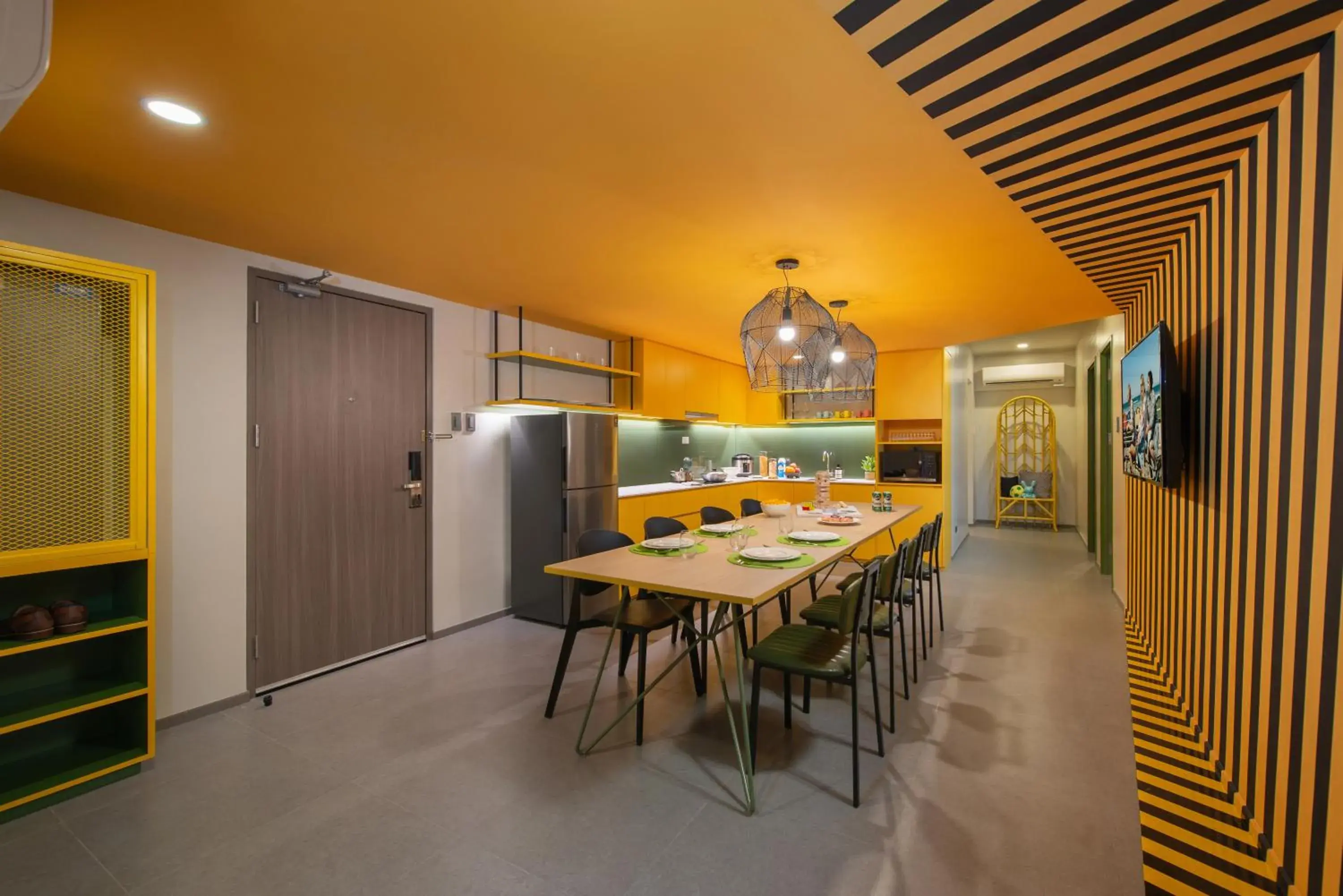 Dining area in lyf Malate Manila managed by The Ascott Limited Dining area in lyf Malate Manila managed by The Ascott Limited