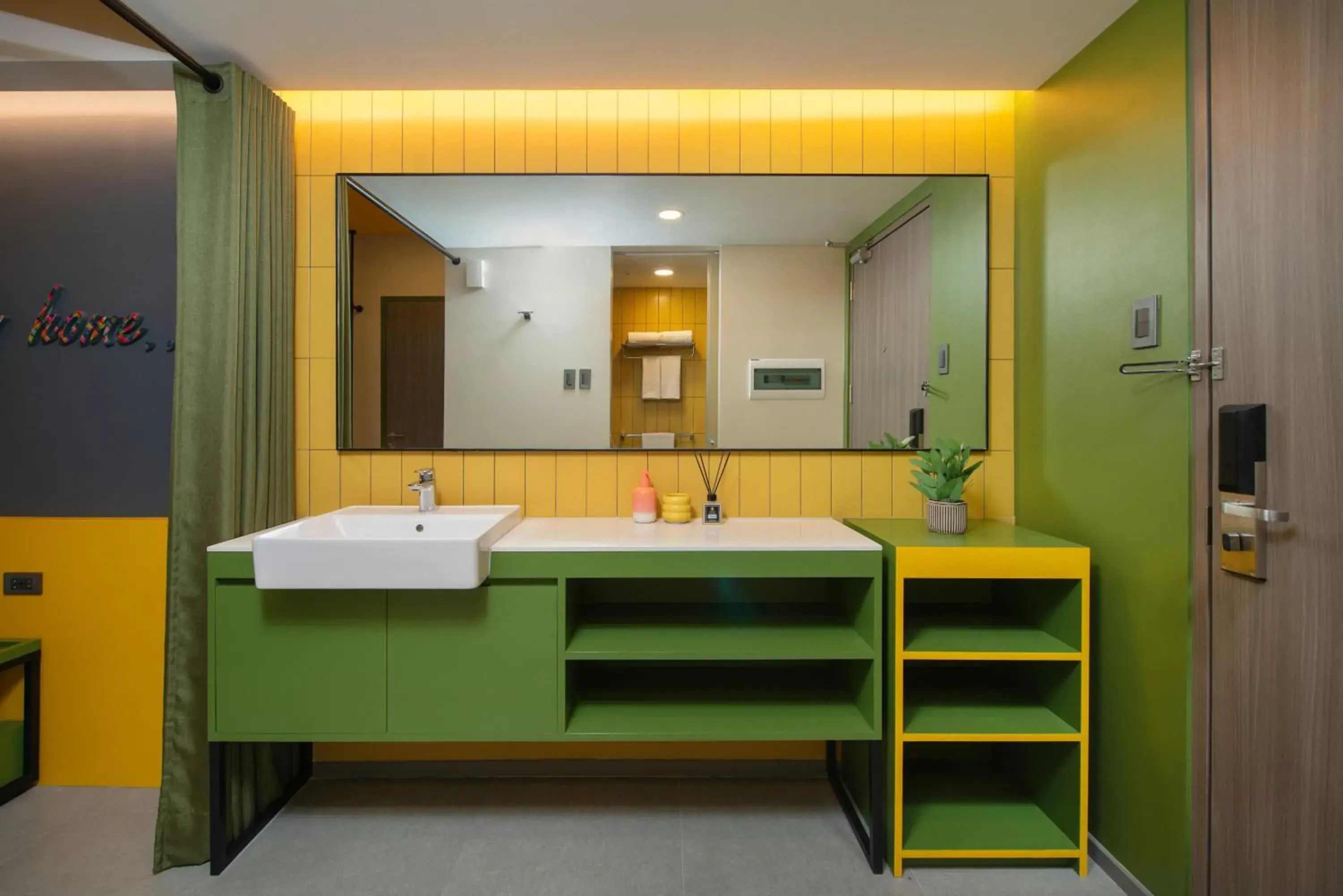 Shower, Bed in lyf Malate Manila managed by The Ascott Limited Shower, Bed in lyf Malate Manila managed by The Ascott Limited