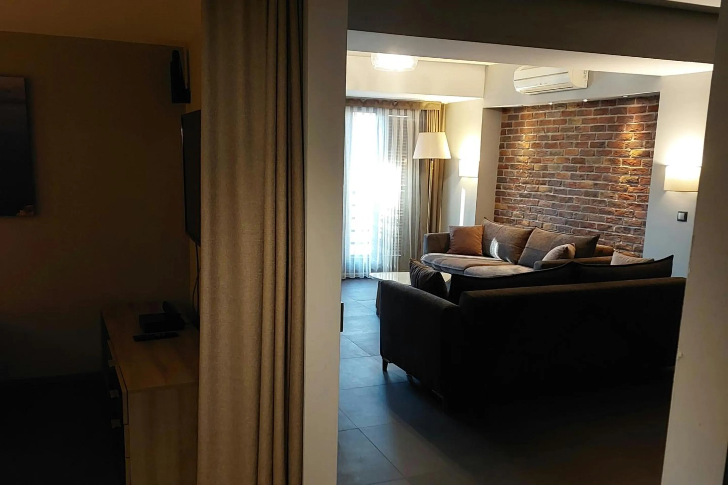 Living room in BC Residence Pangaldi