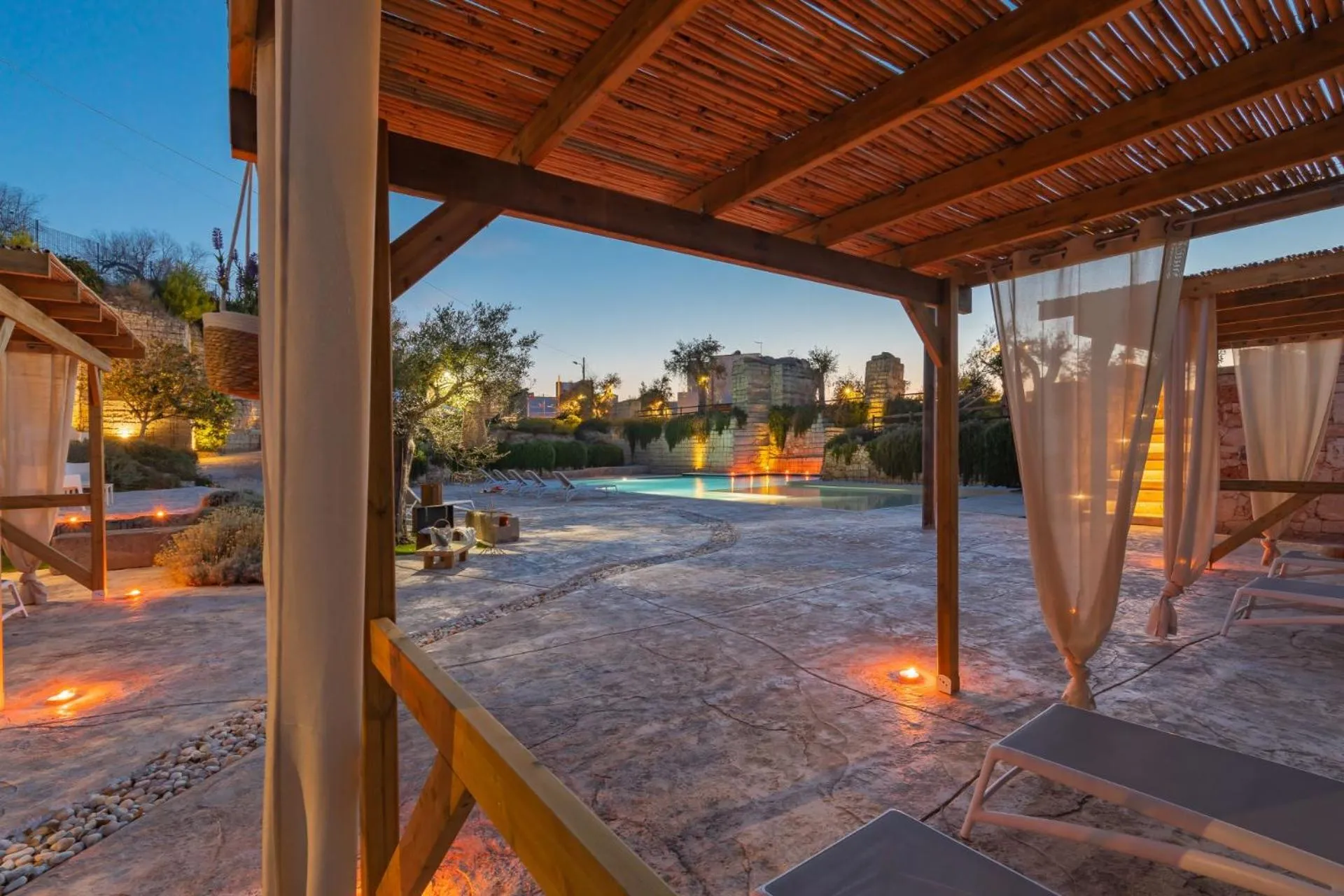 Patio in Cava Li Santi Residence
