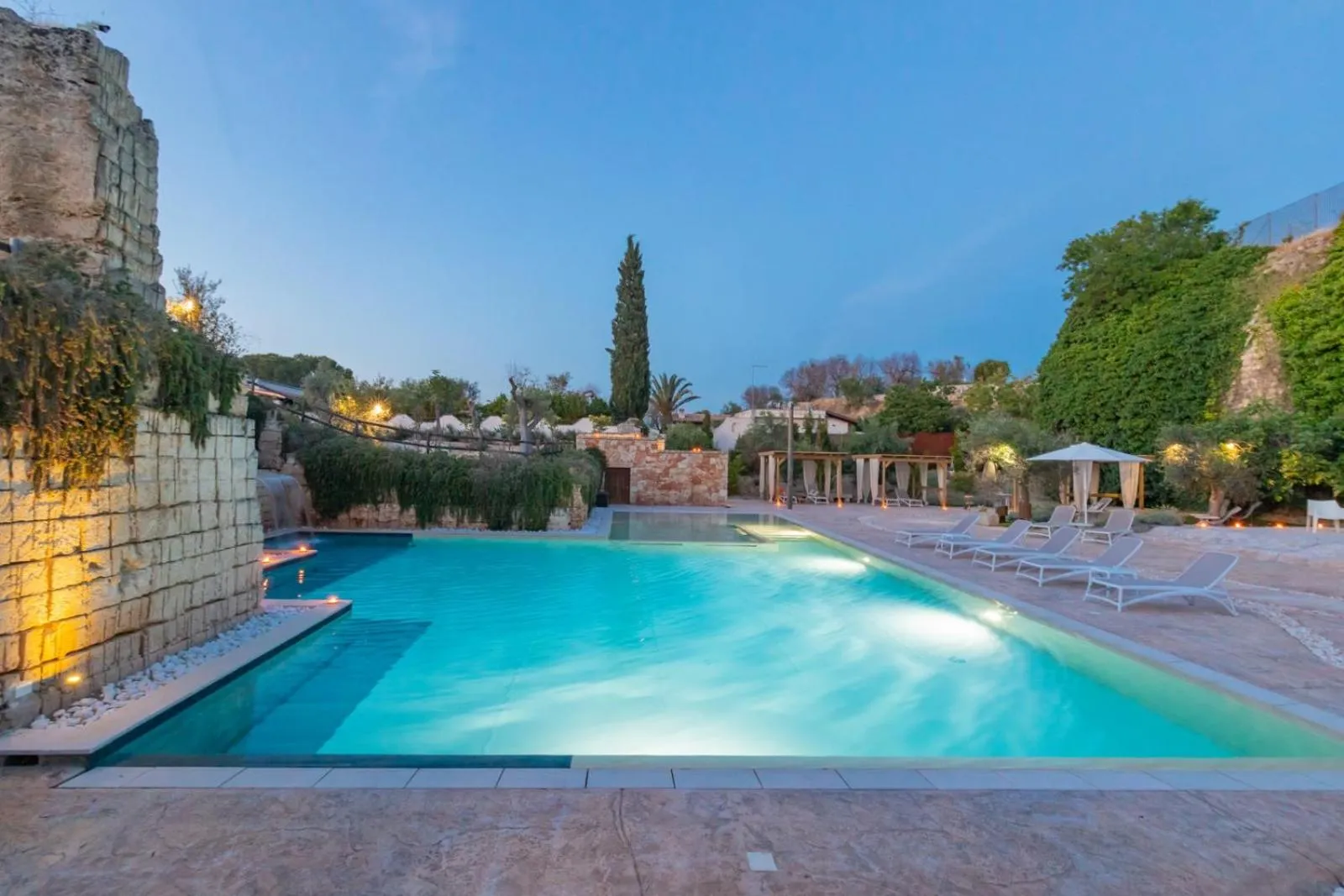 Pool view in Cava Li Santi Residence