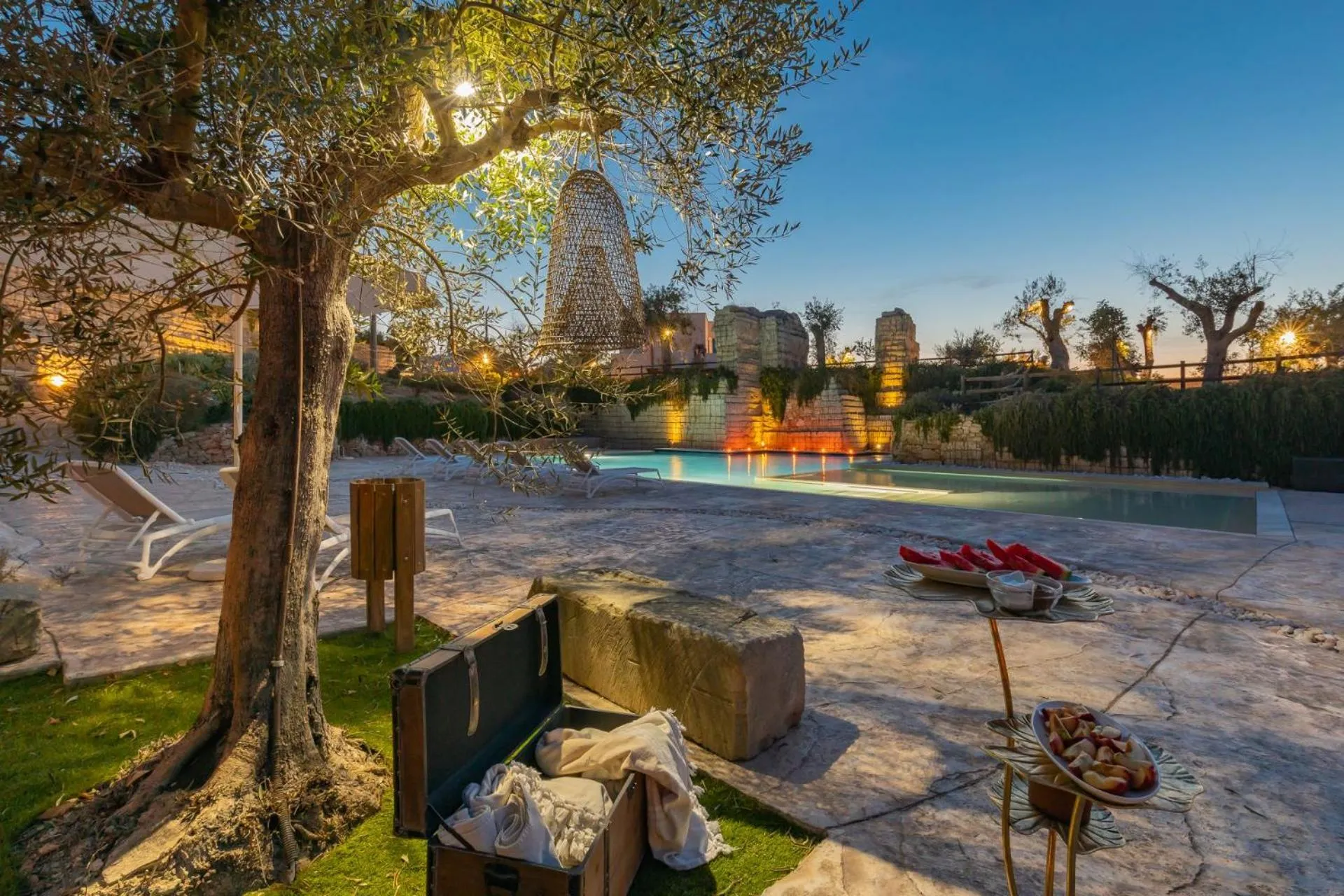 Pool view in Cava Li Santi Residence