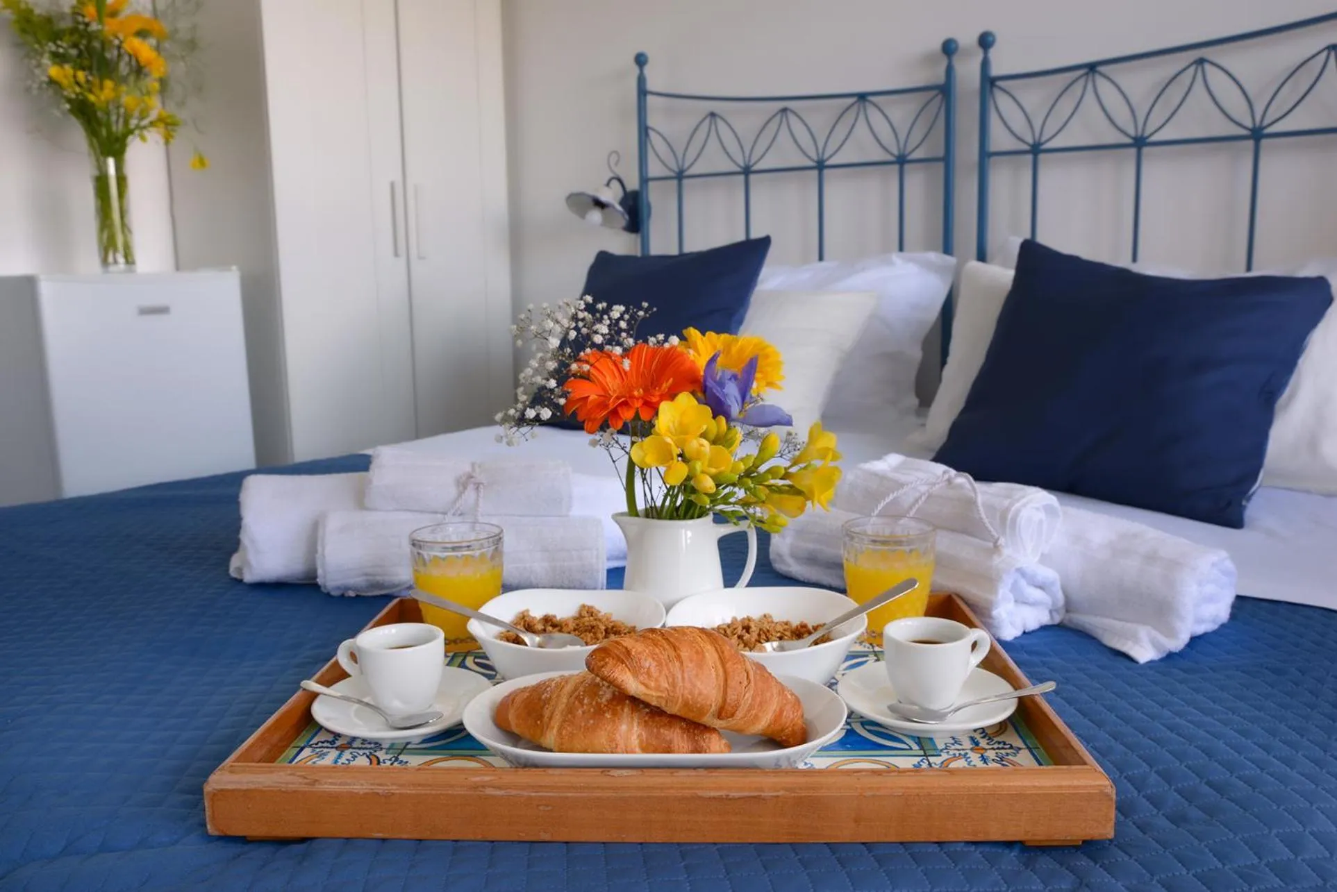 Bedroom, Bed in Hotel La Caravella