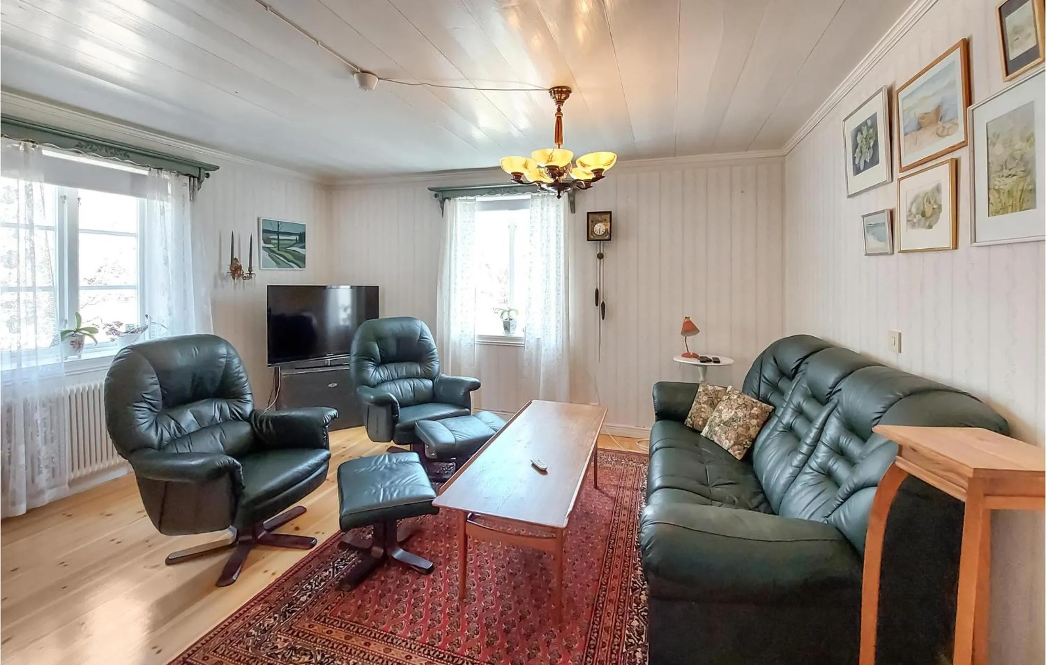 Living room in Nice Home In Markaryd With Wifi