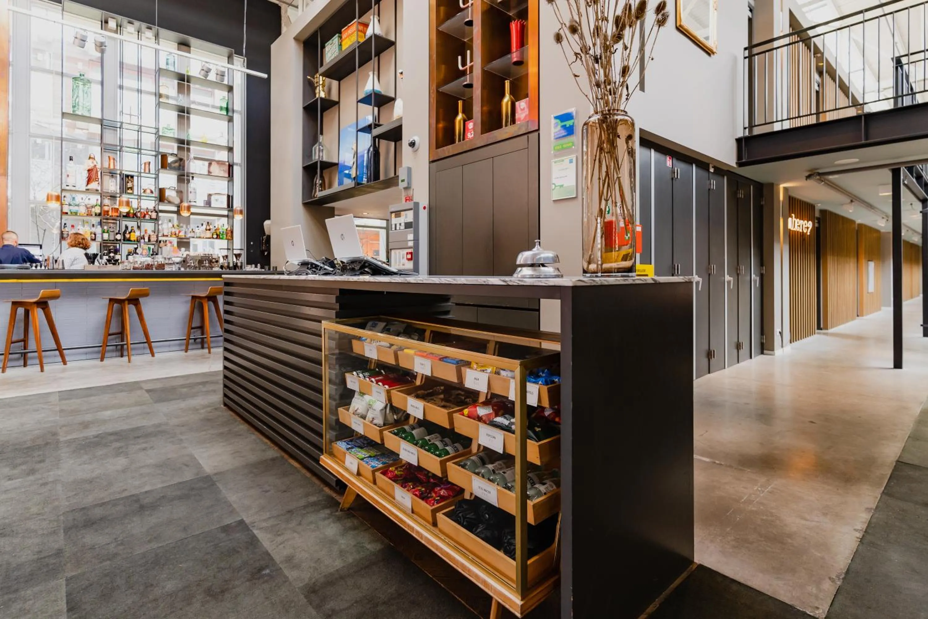 Lobby or reception in Hotel De Hallen