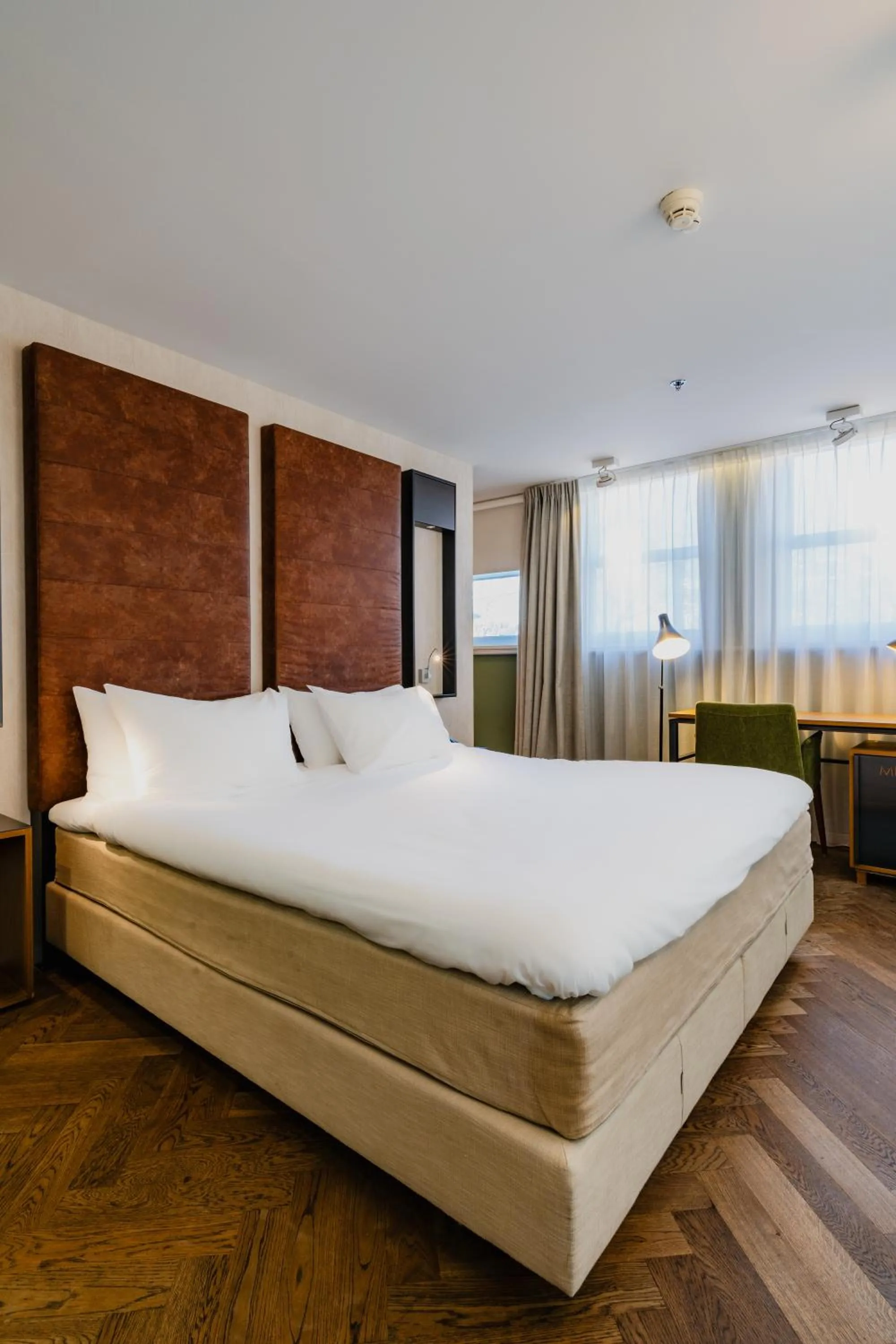 Bed in Hotel De Hallen