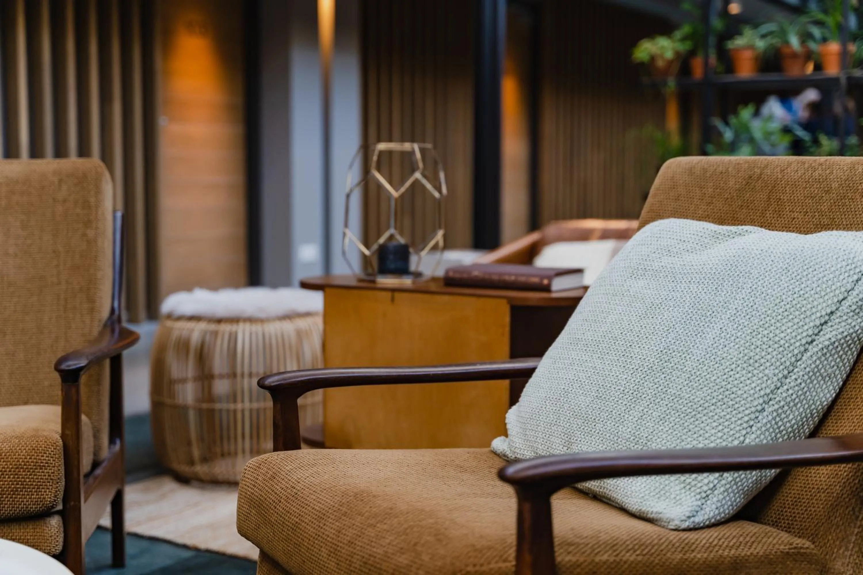 Communal lounge/ TV room in Hotel De Hallen