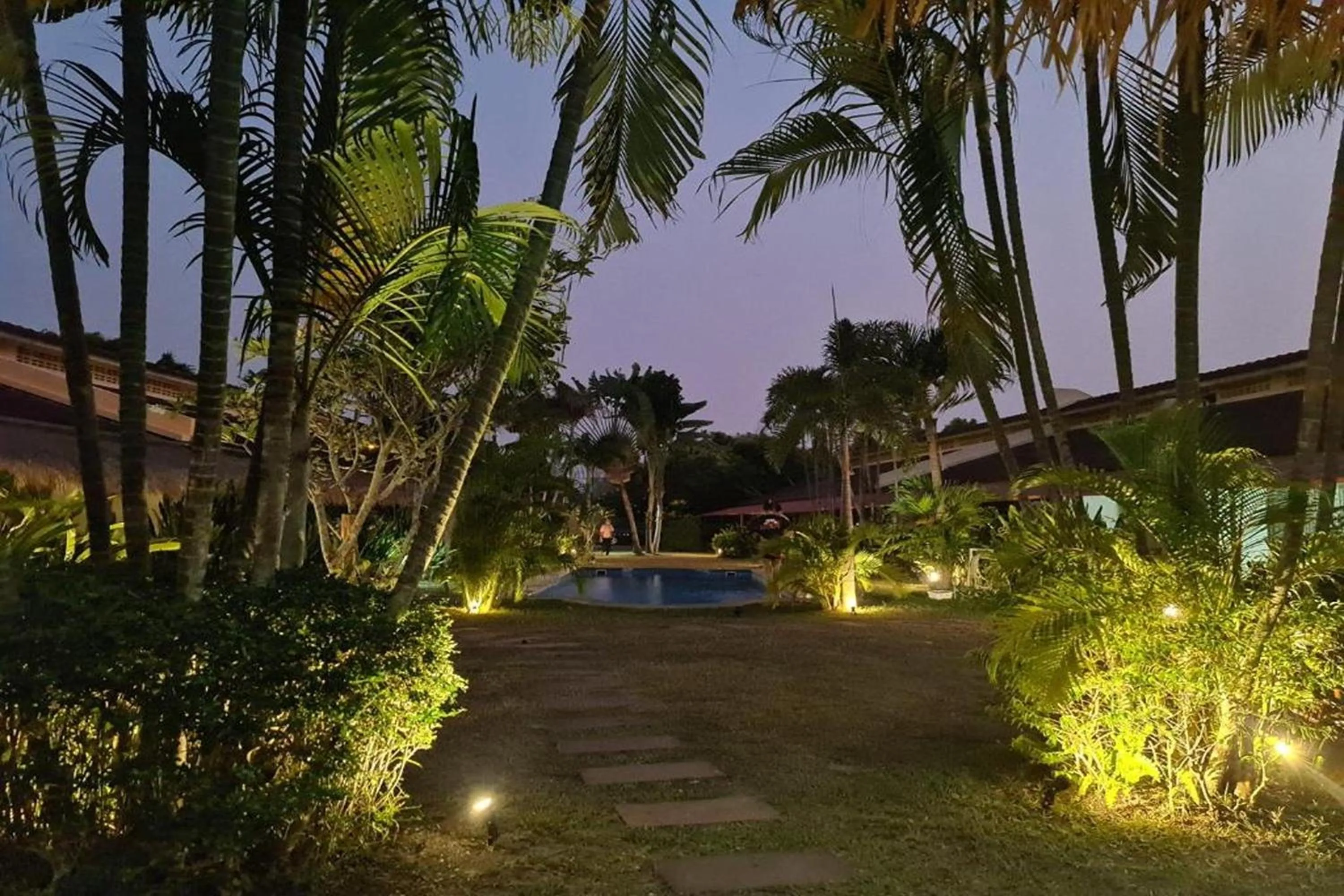 Garden in Kanchira Resort