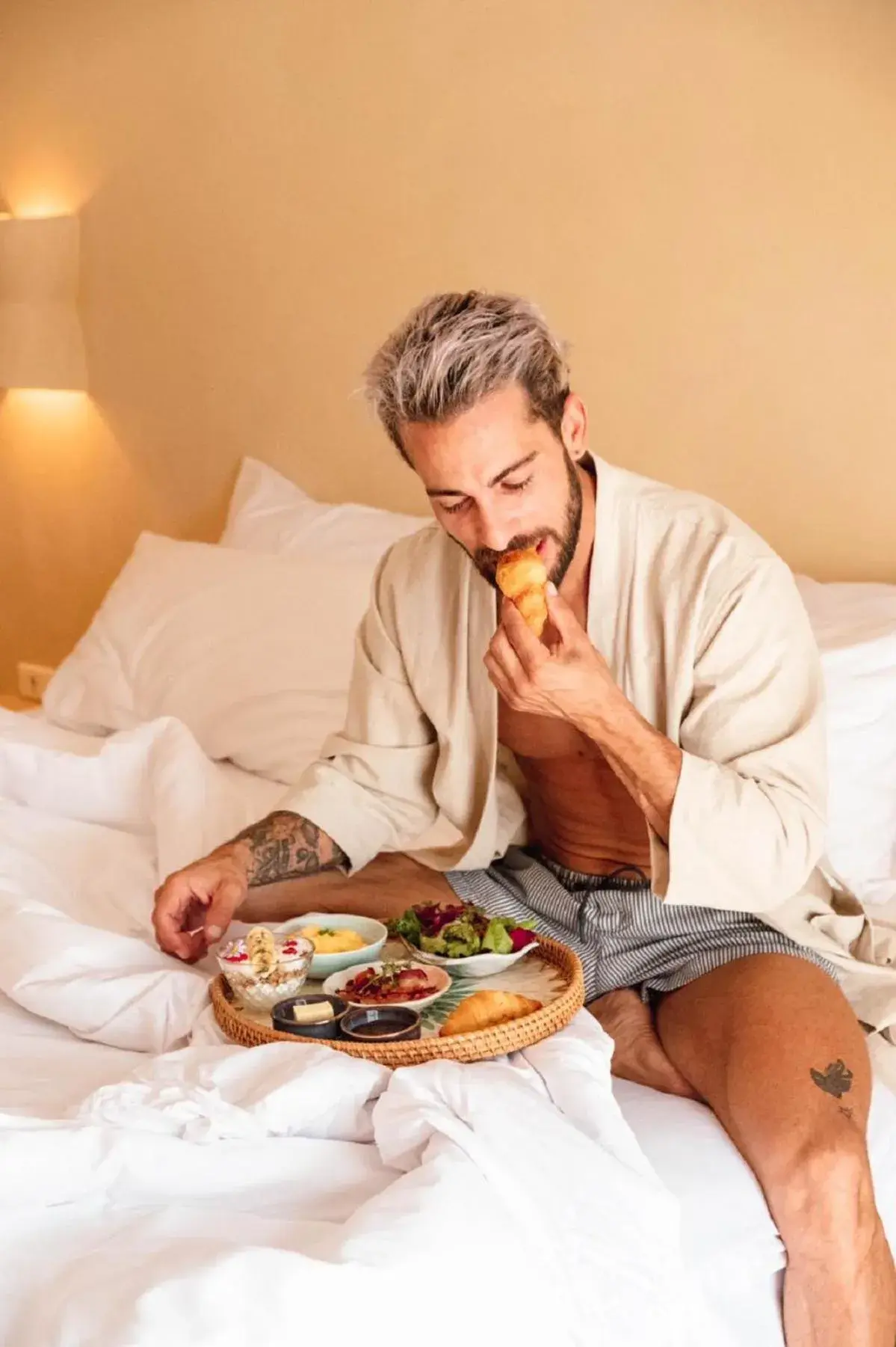 Deluxe Double Pool Access Room in Rustic and Blue Getaway Deluxe Double Pool Access Room in Rustic and Blue Getaway