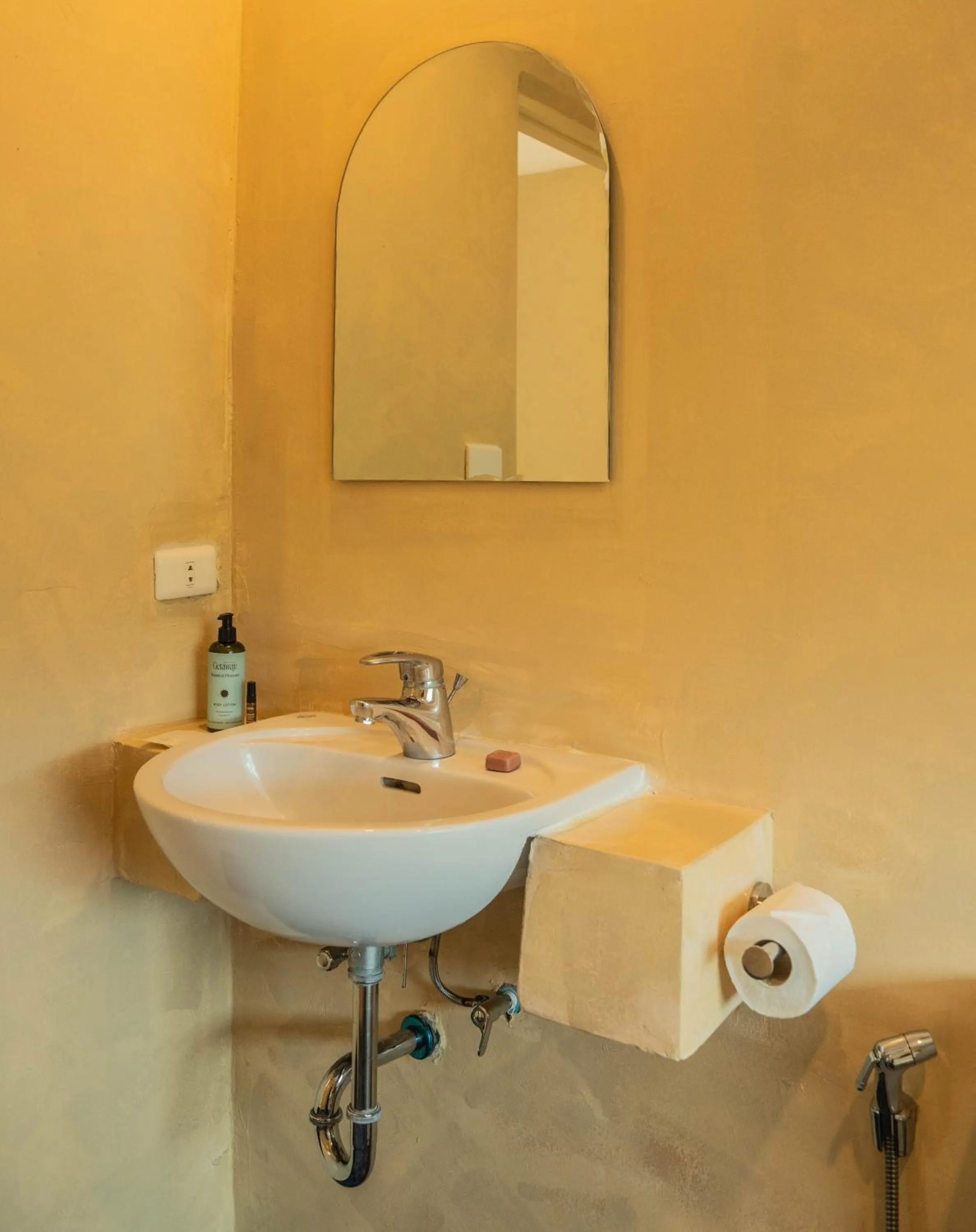 Bathroom in Rustic and Blue Getaway