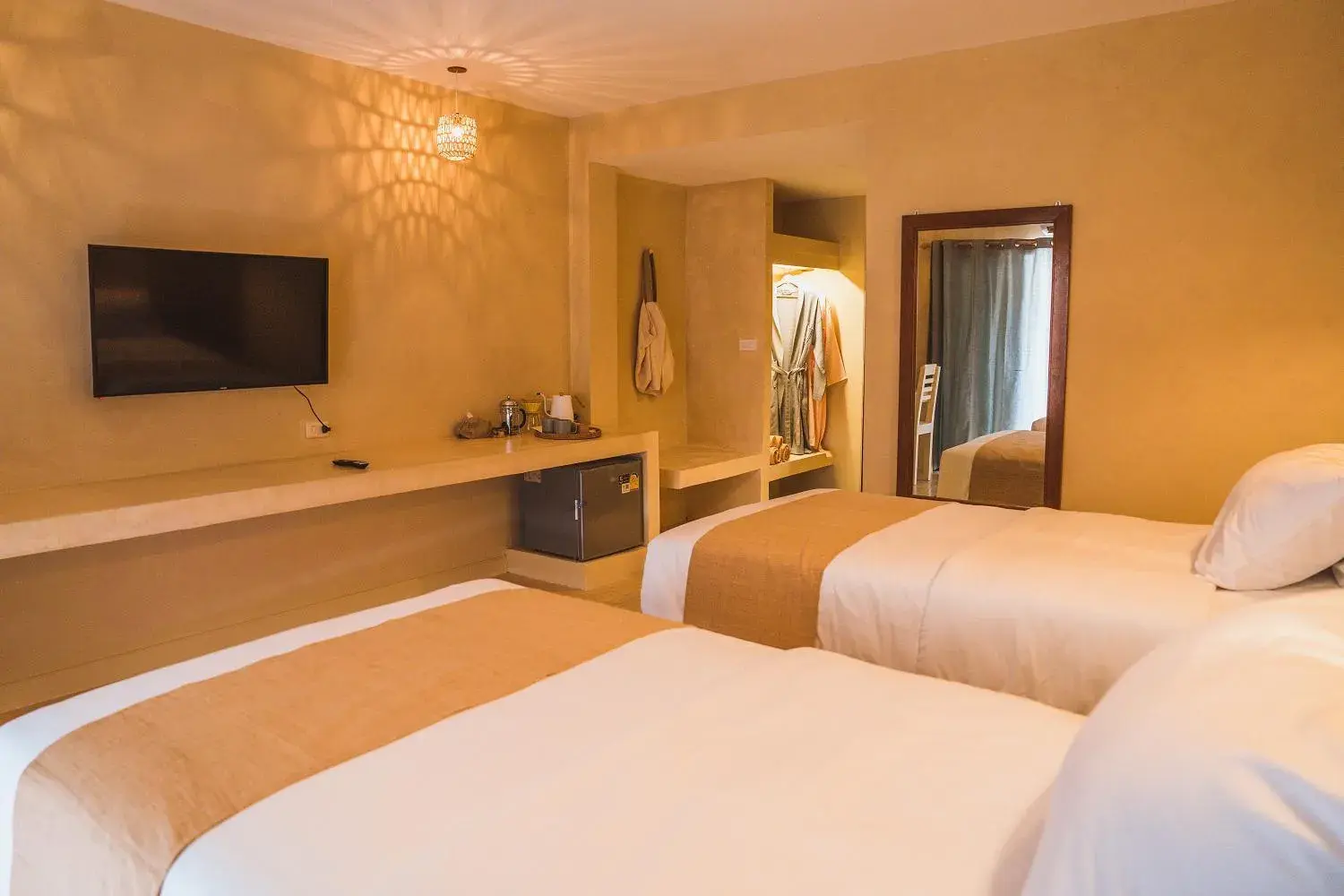 Deluxe Twin Garden View Room in Rustic and Blue Getaway Deluxe Twin Garden View Room in Rustic and Blue Getaway