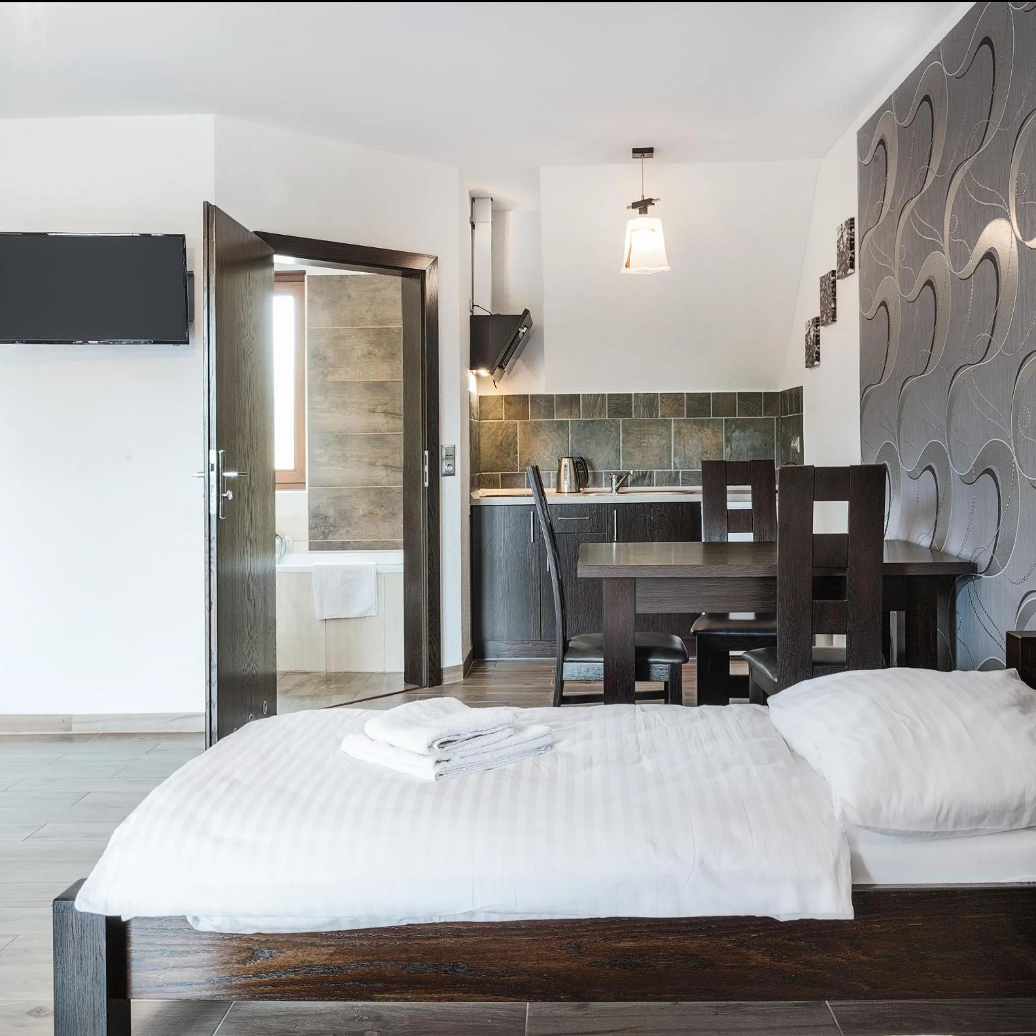 Bed in Resort Pod Lasem
