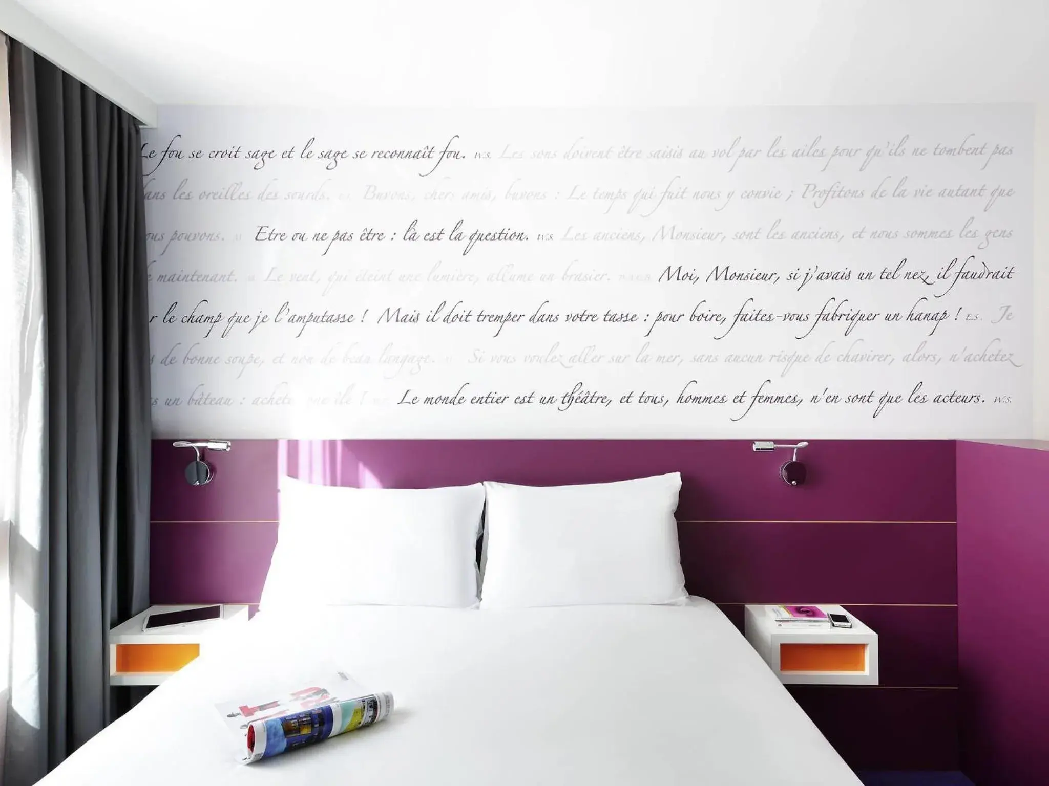 Bedroom, Bed in ibis Styles Montpellier Centre Comedie Bedroom, Bed in ibis Styles Montpellier Centre Comedie