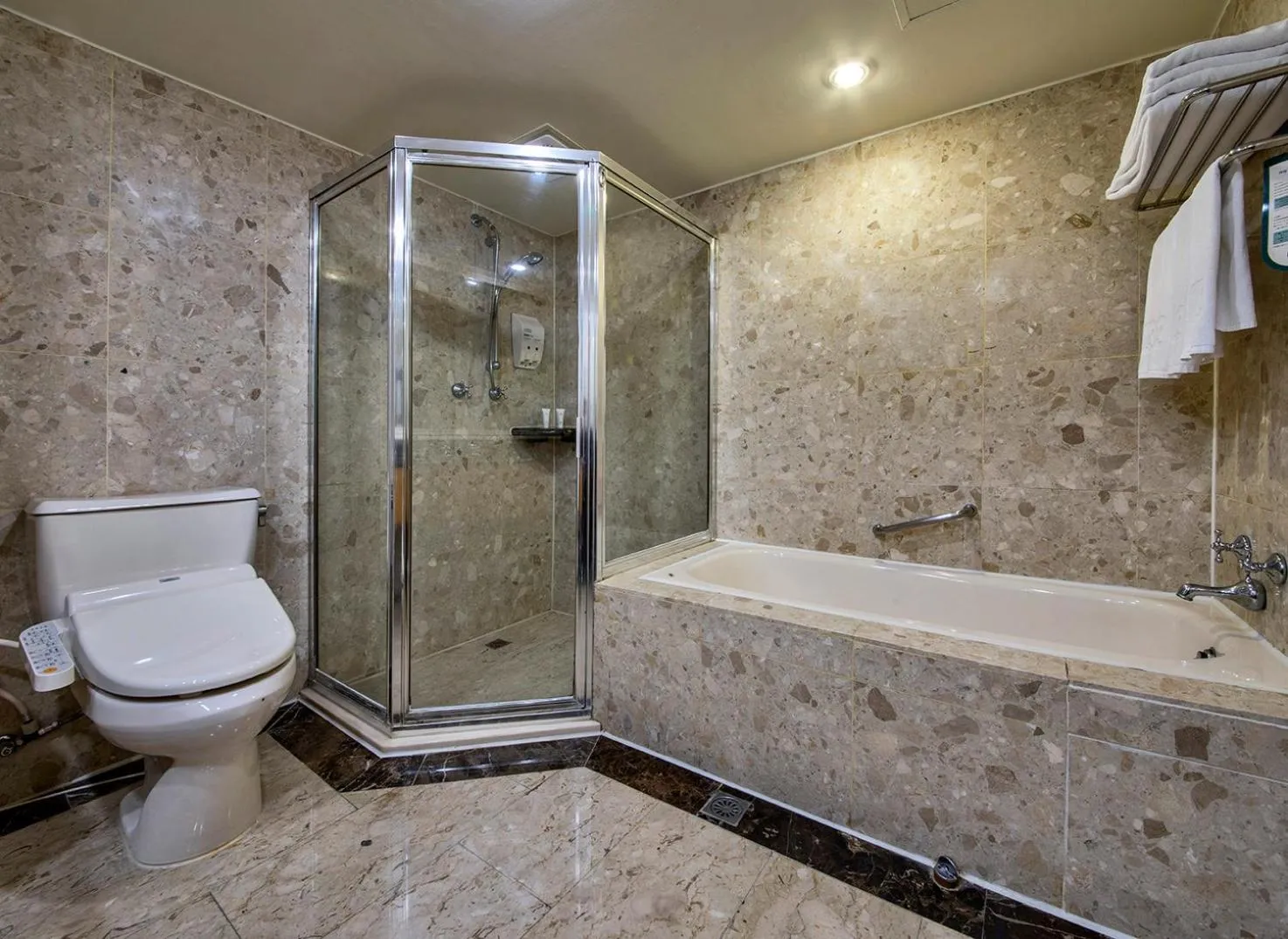 Shower in The Carlton Hotel Hsinchu