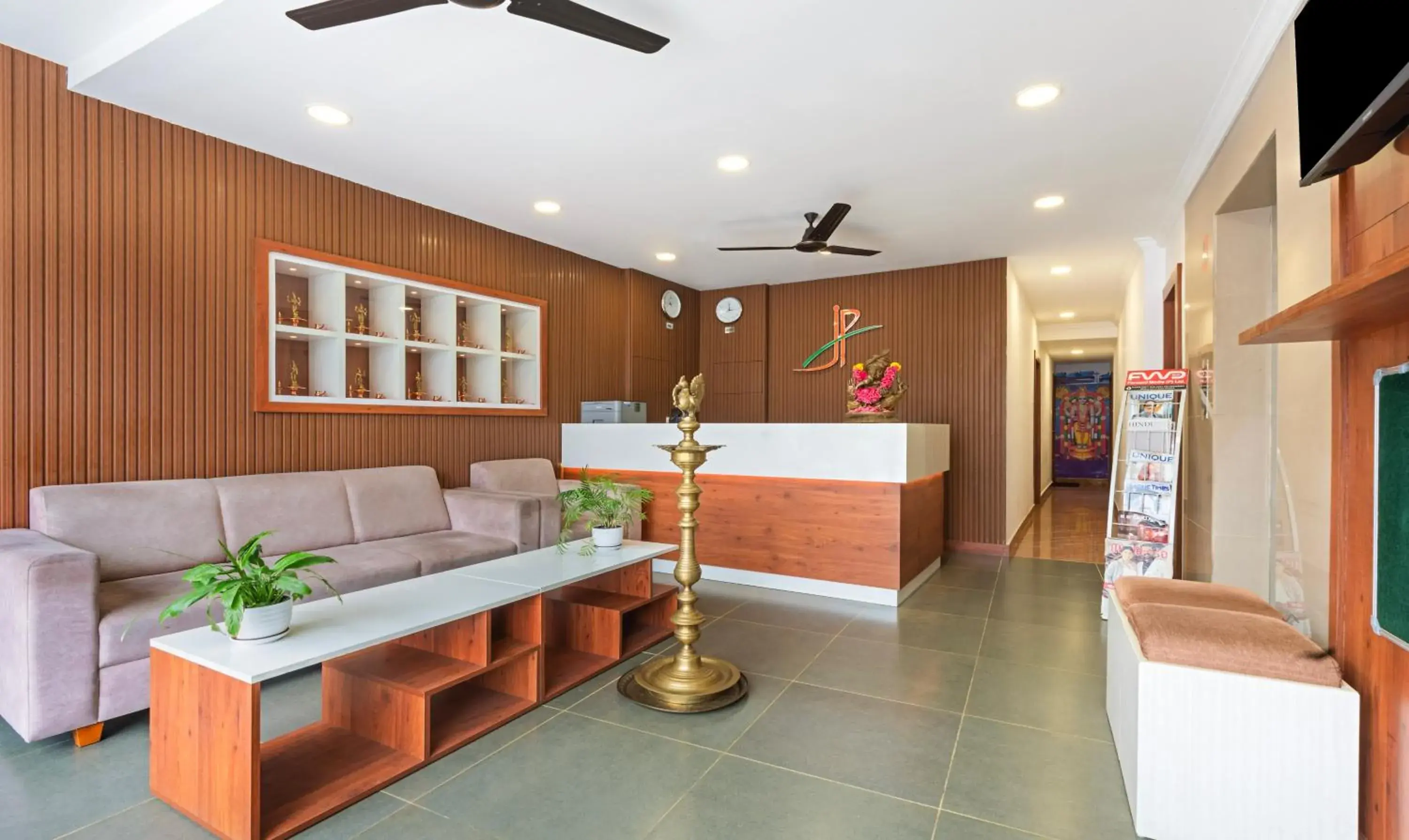 Lobby or reception in Treebo JP Residency Lobby or reception in Treebo JP Residency