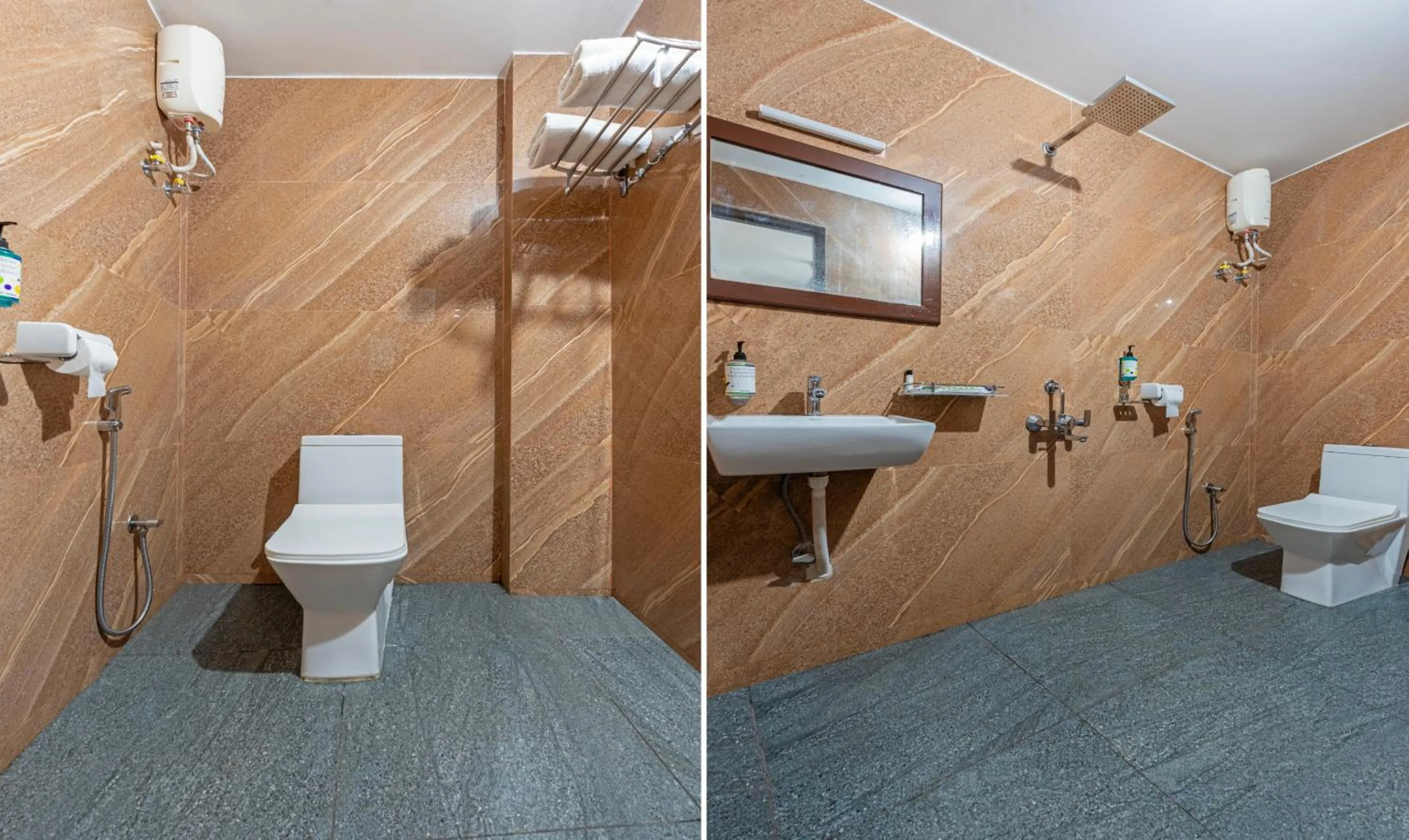 Toilet in Treebo JP Residency