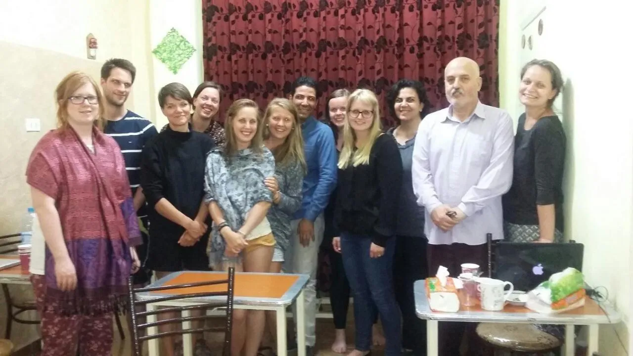 group of guests in Jordan River Hotel