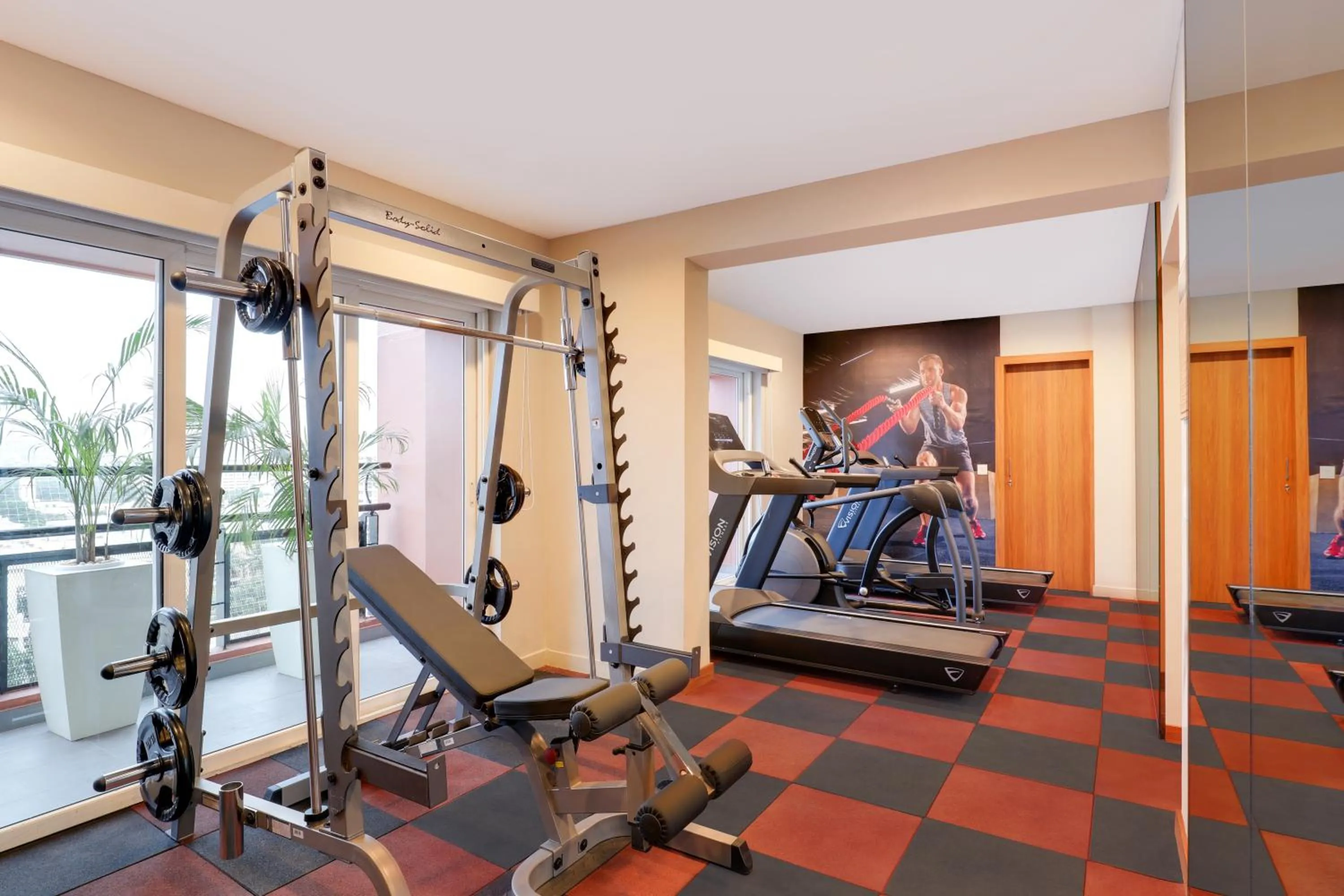 Fitness centre/facilities in Lemon Tree Suites, Whitefield, Bengaluru
