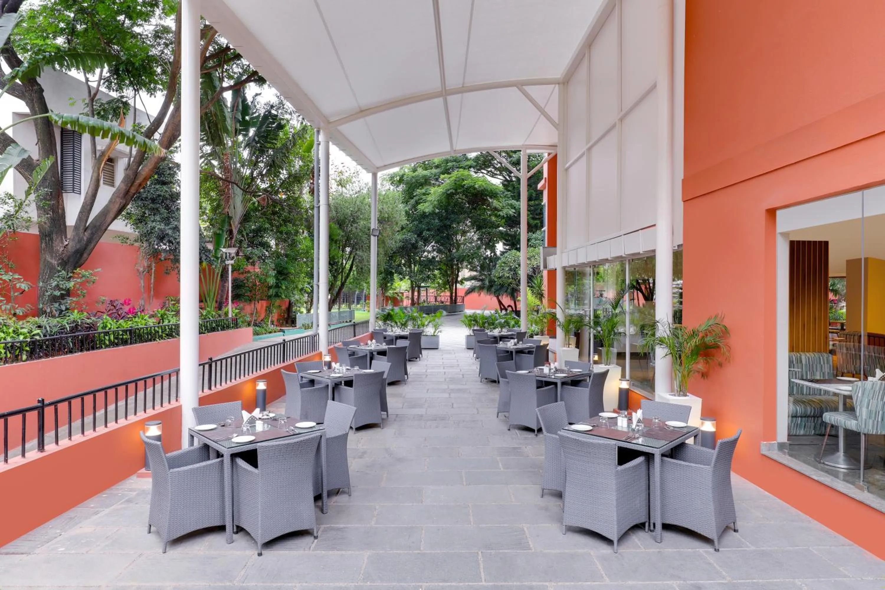 Patio in Lemon Tree Suites, Whitefield, Bengaluru