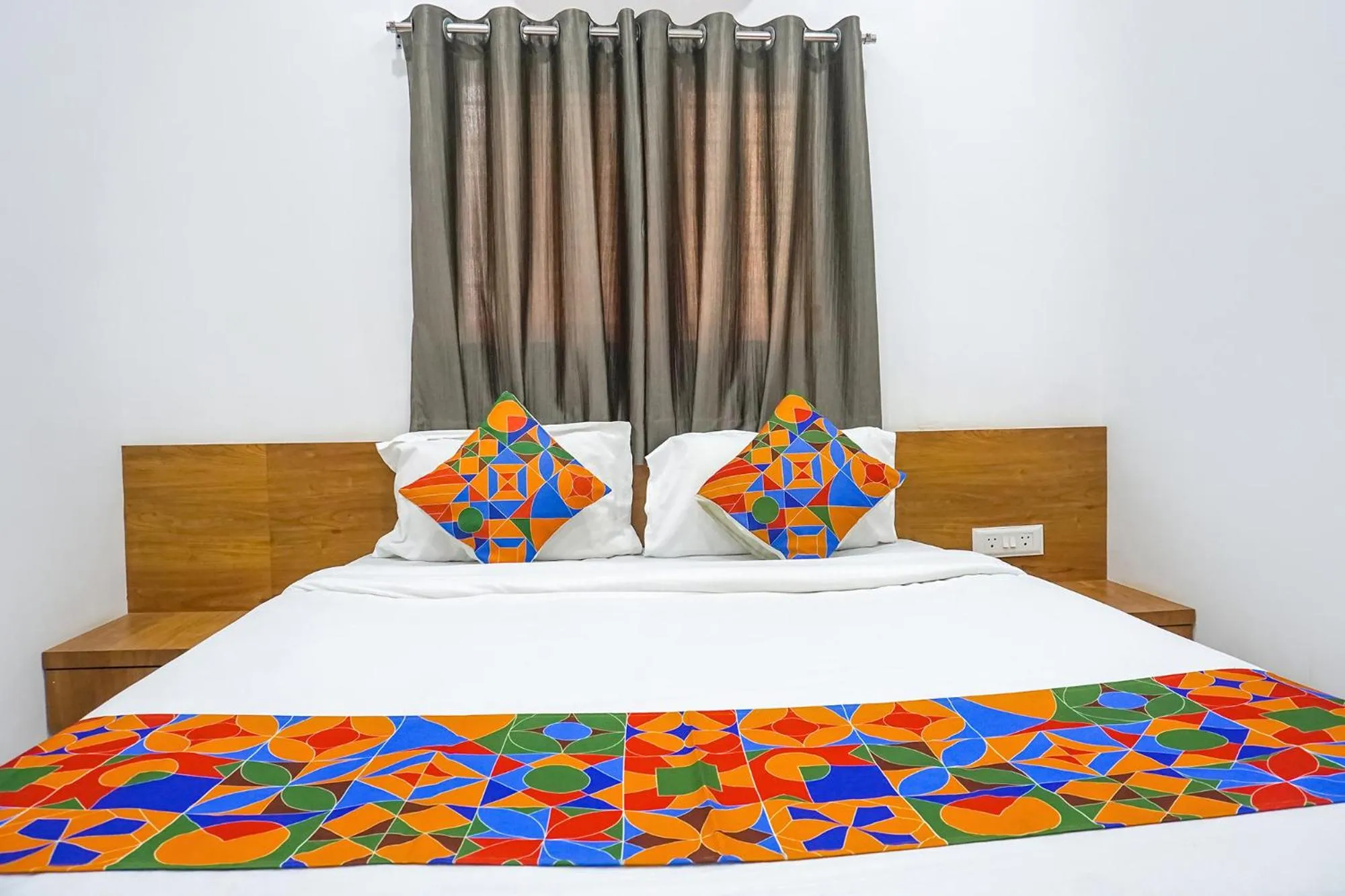 Bed in FabHotel The White House Inn - EON IT Park