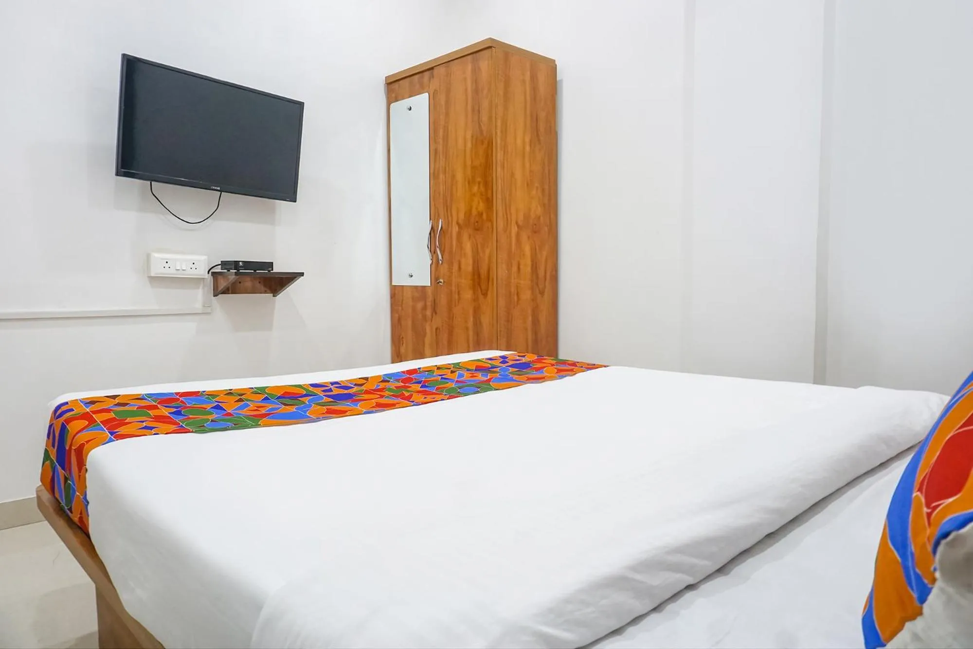 Bed in FabHotel The White House Inn - EON IT Park