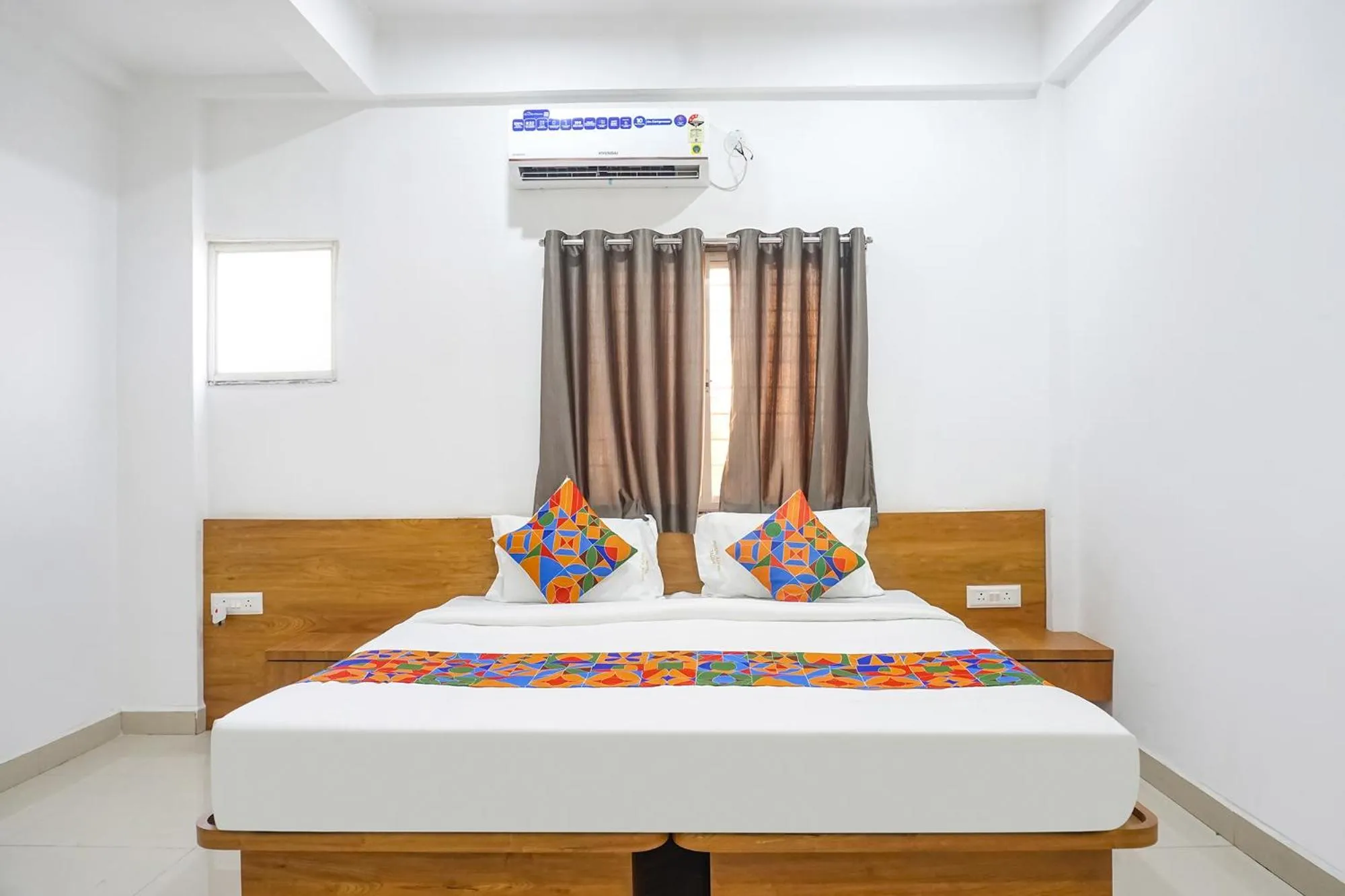 Bed in FabHotel The White House Inn - EON IT Park