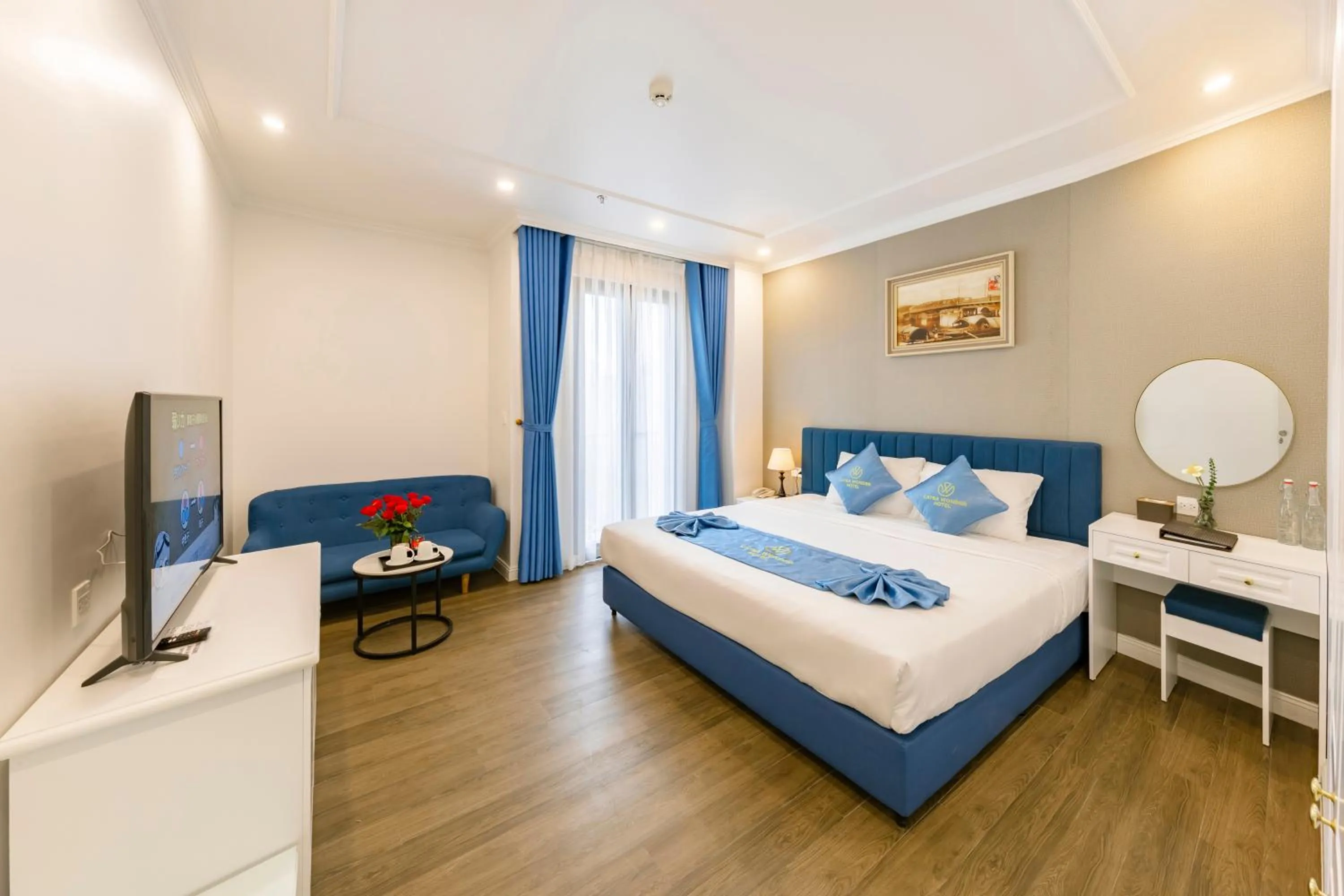 Bed in Cat Ba Wonder Hotel