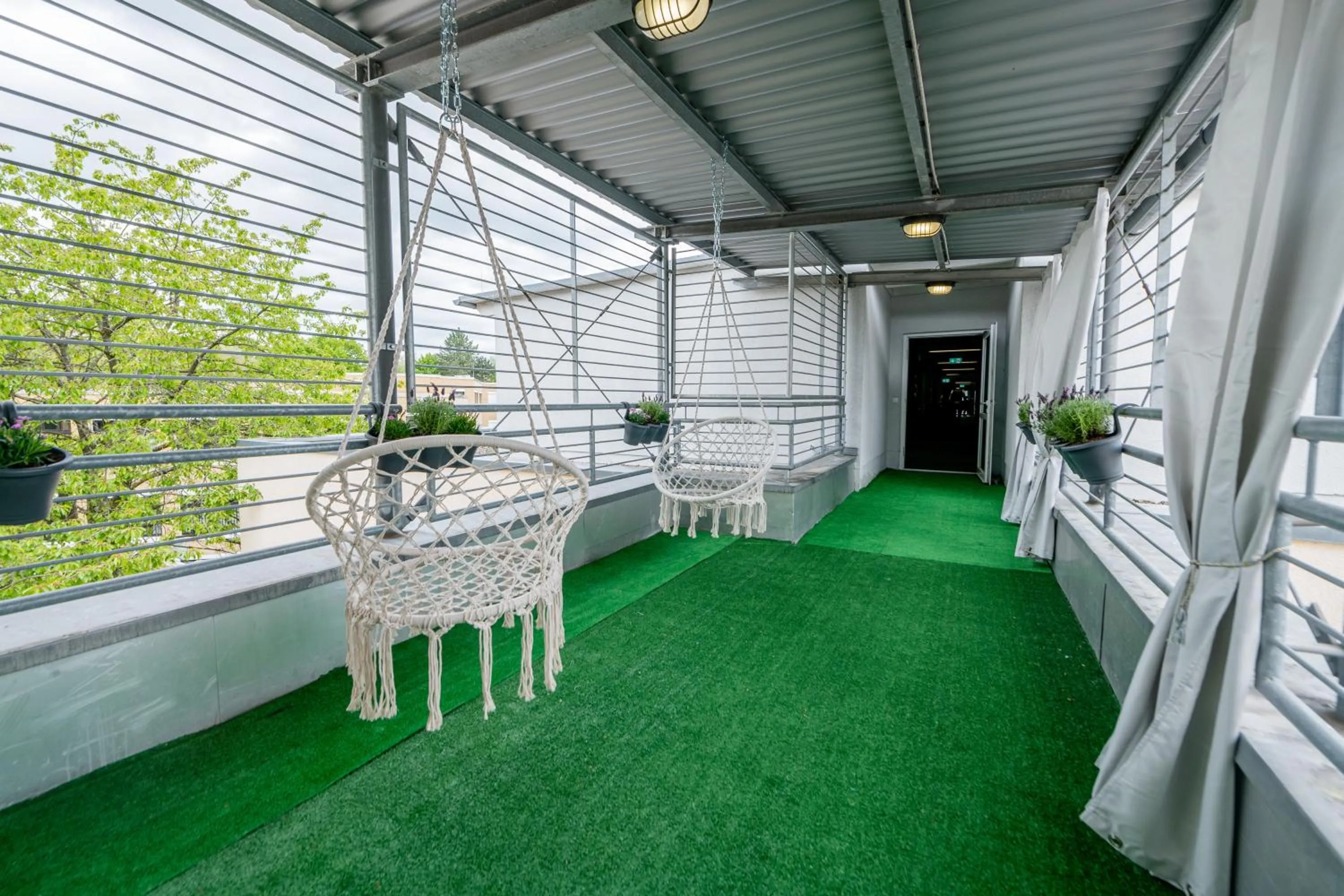 Balcony/Terrace in Aparthotel Alma Bonn