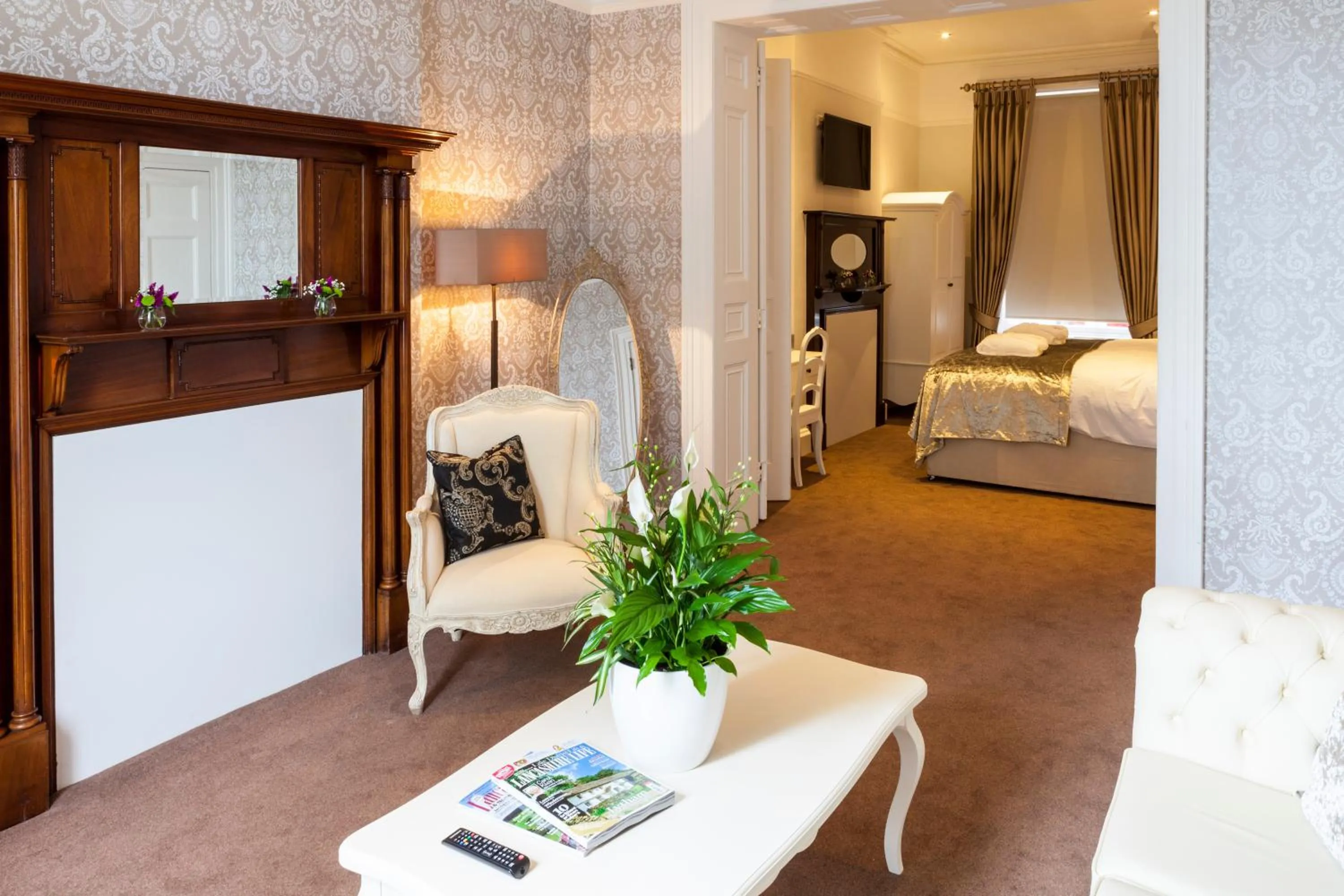 Living room, Bed in The Borough Lancaster