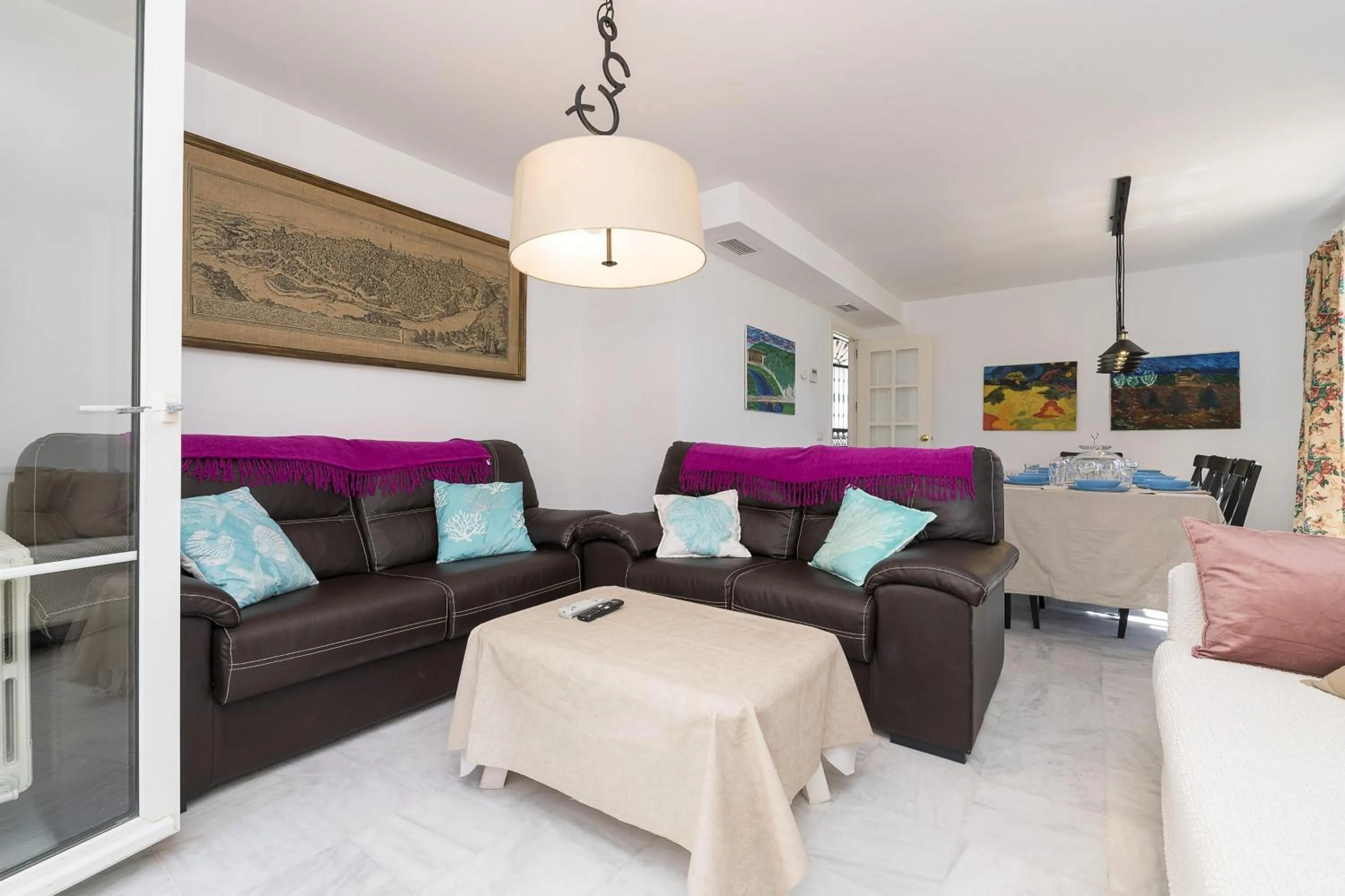 Living room in Los Jandalos