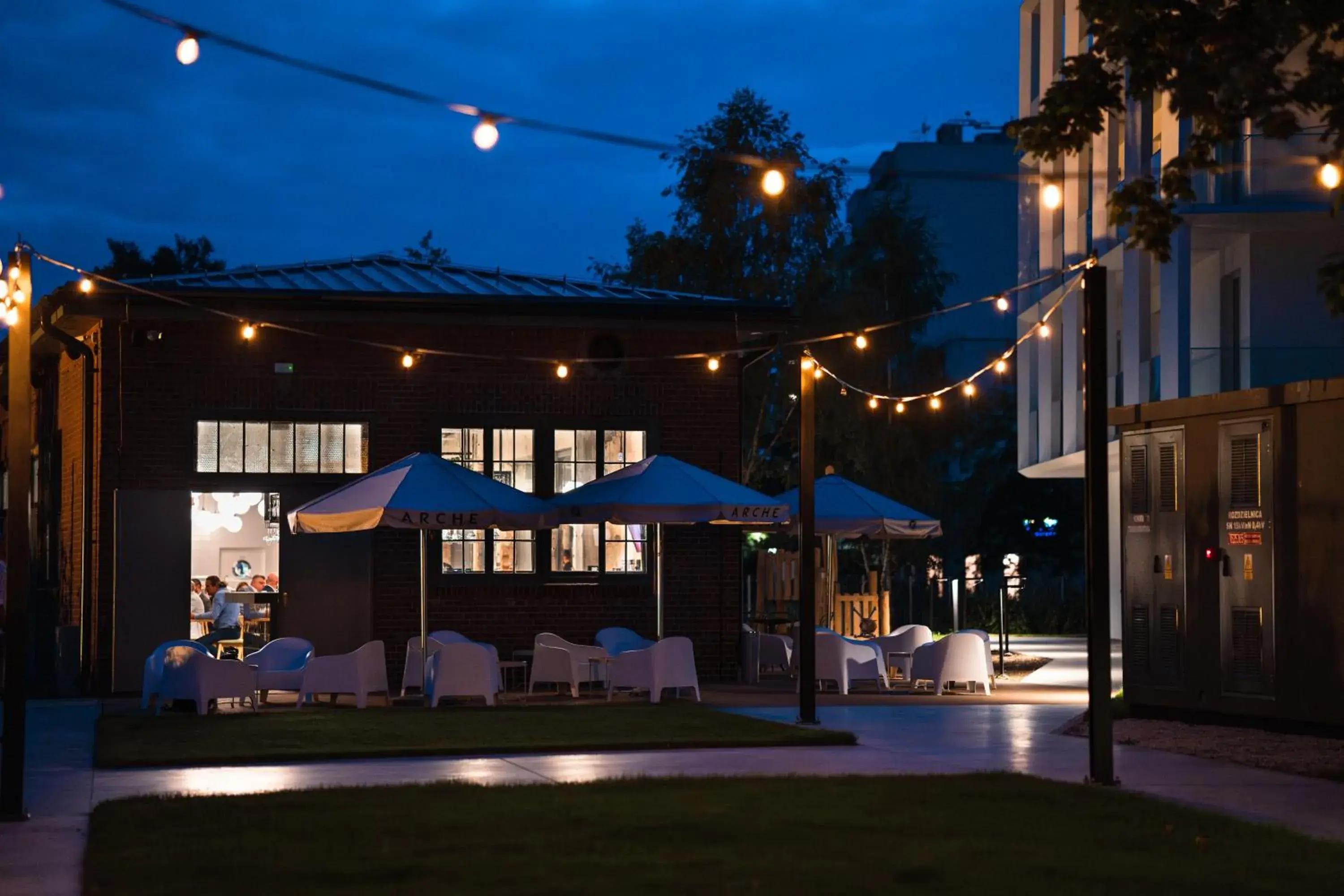 Property building in Hotel ARCHE Fabryka Samolotów w Mielnie Property building in Hotel ARCHE Fabryka Samolotów w Mielnie