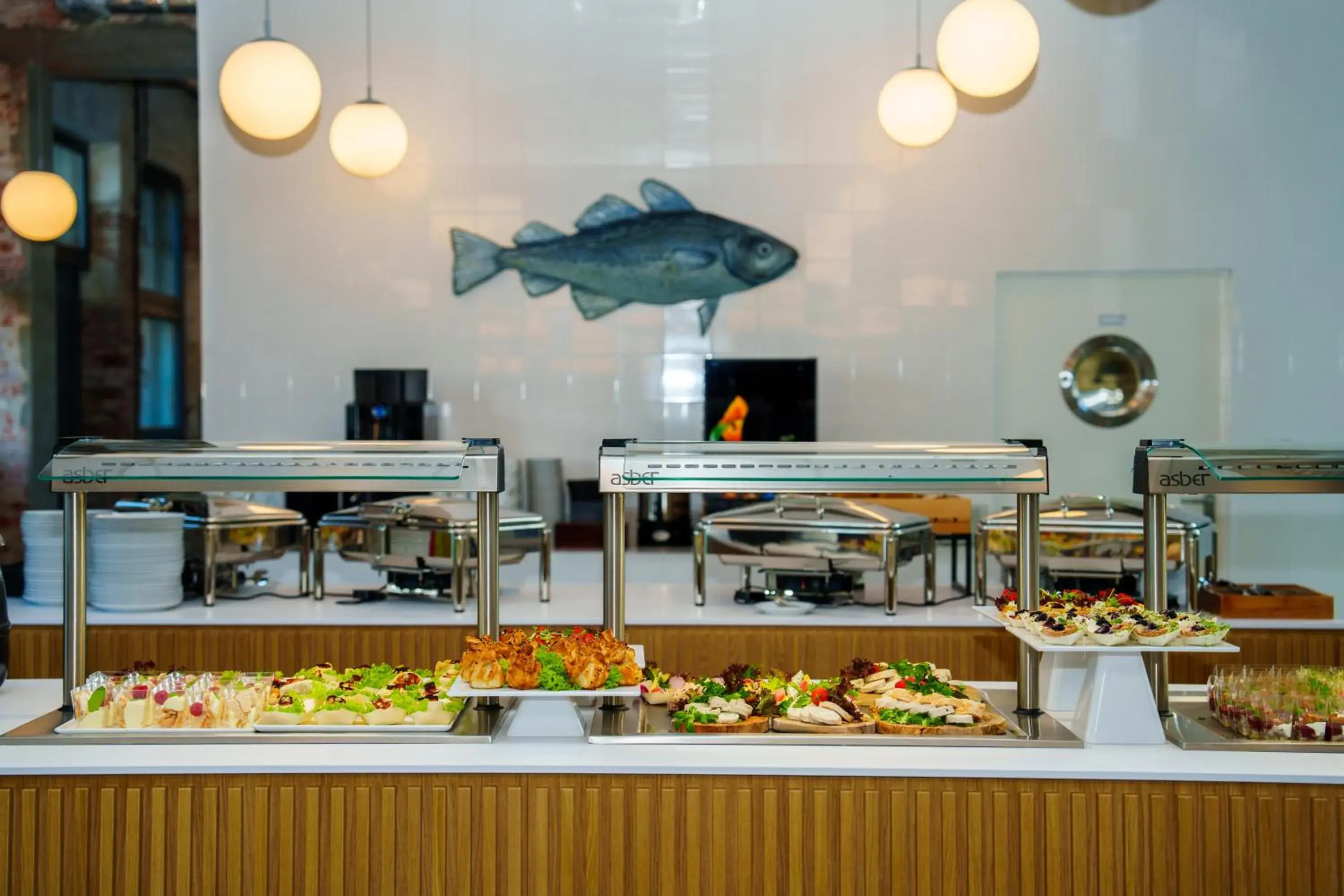 Restaurant/places to eat in Hotel ARCHE Fabryka Samolotów w Mielnie Restaurant/places to eat in Hotel ARCHE Fabryka Samolotów w Mielnie