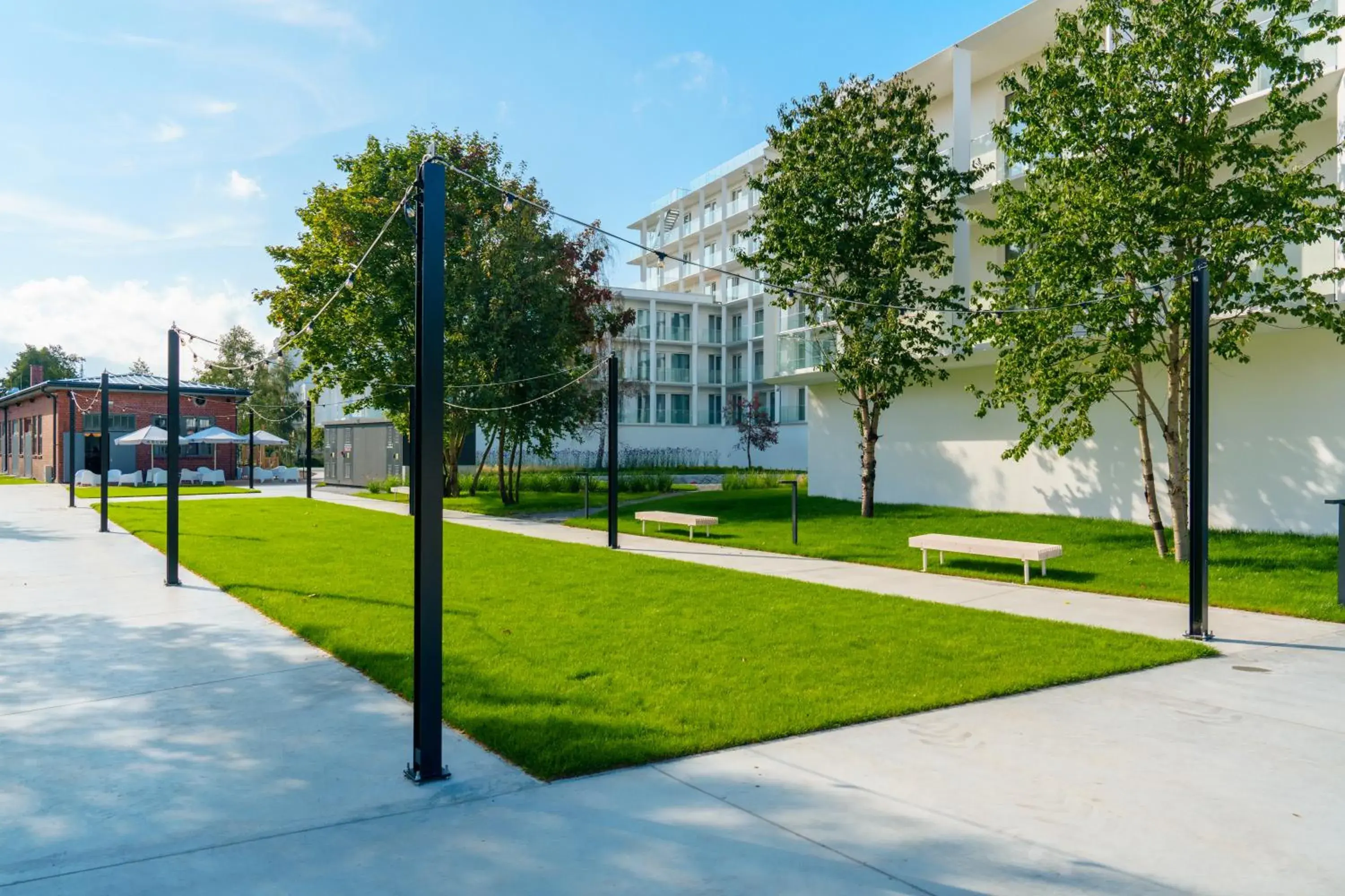 Property building in Hotel ARCHE Fabryka Samolotów w Mielnie Property building in Hotel ARCHE Fabryka Samolotów w Mielnie